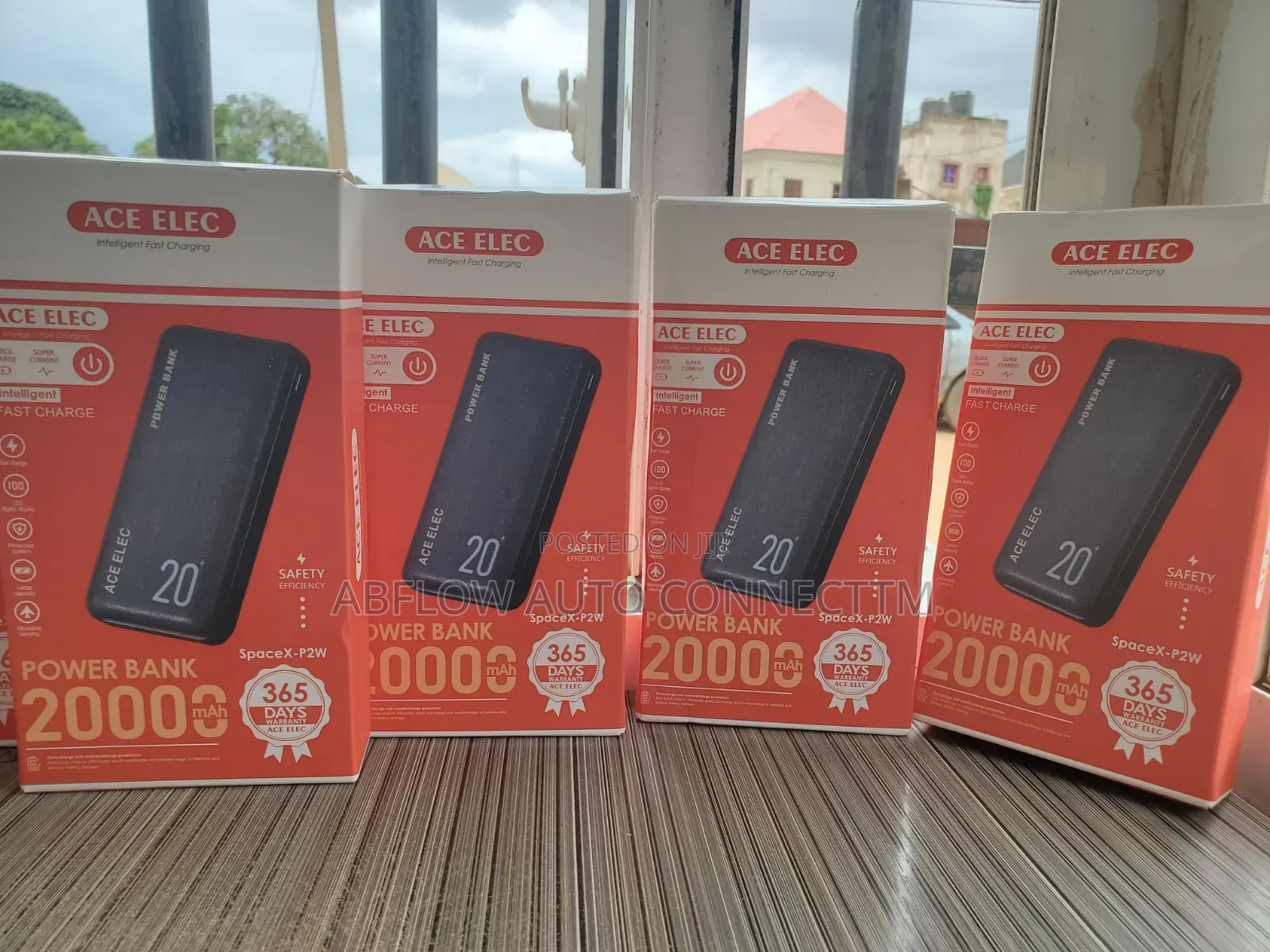 Original Ace Elec 20,000mah Power Bank; Compact, Powerful Reliable