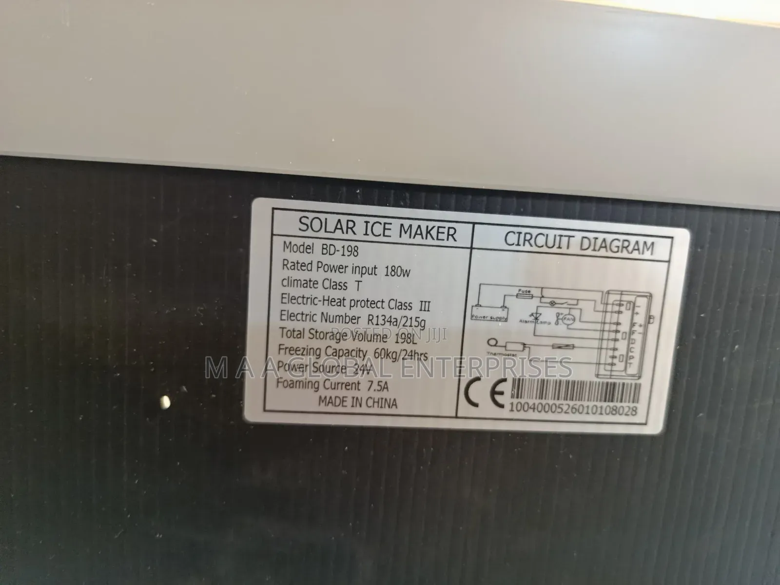 Ice Block Freezer