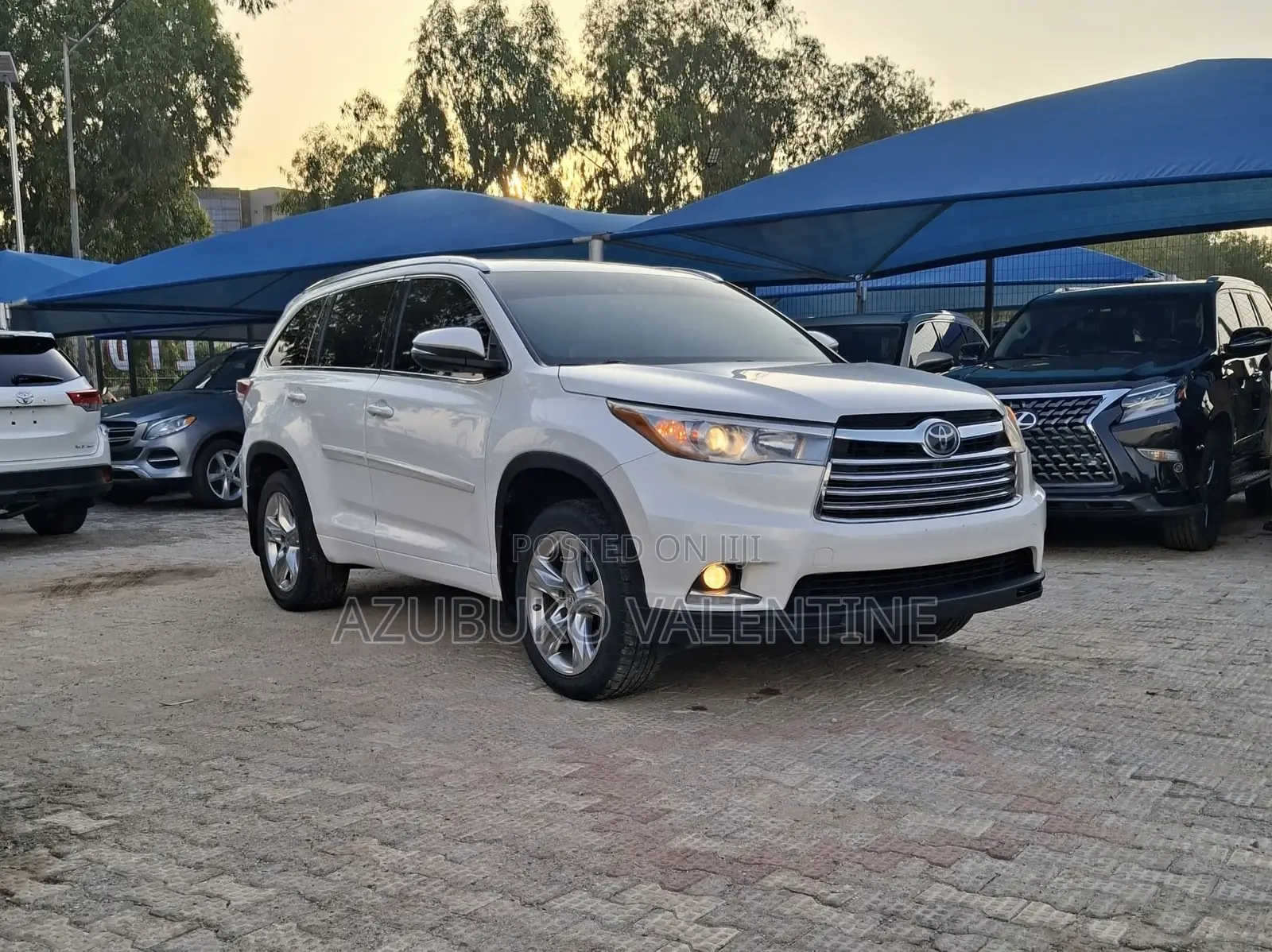 Toyota Highlander Limited 4dr SUV AWD (3.5L 6cyl 6A) 2015 White