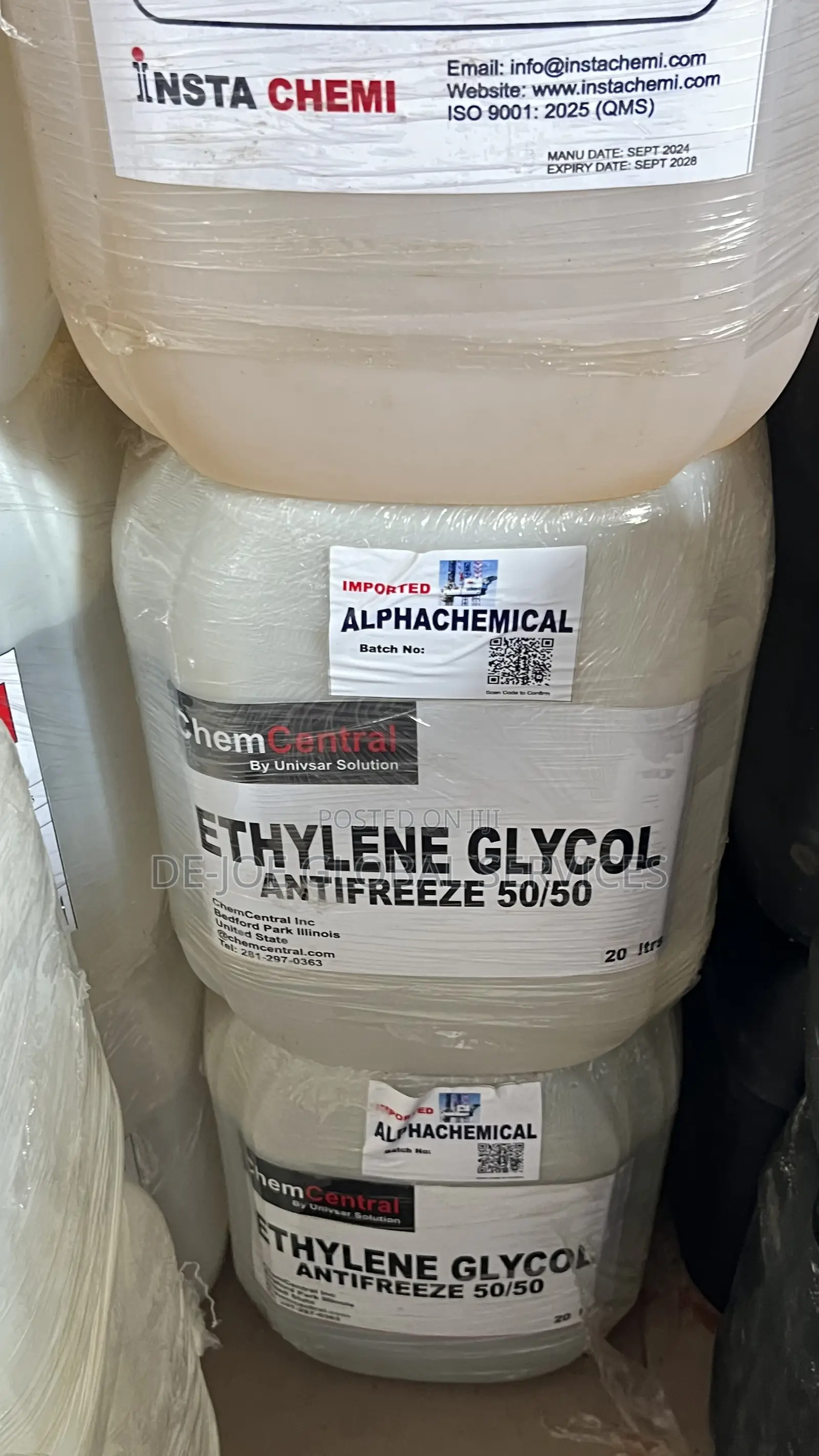 Ethylene Glycol Antifreeze 50/50 Pre-Mixed Coolant 20l — Chemcentral