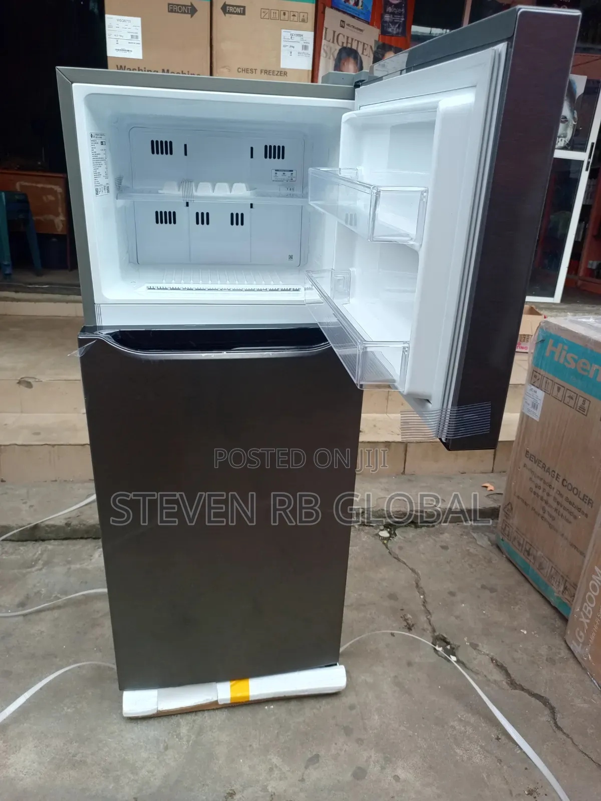 Lg 205l Double Door Top Mount Refrigerator | Ref 202 SQBB (Silver)