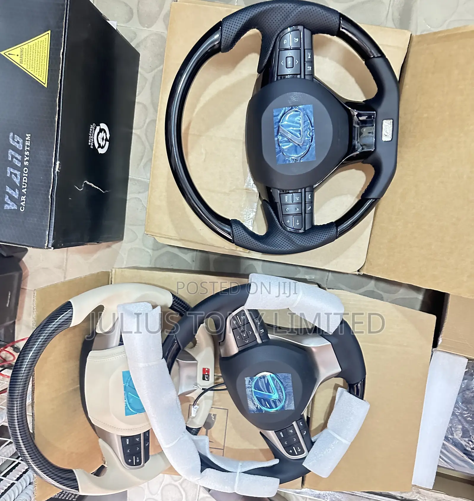 Lexus Carbon Fiber Steering Wheel Conversion