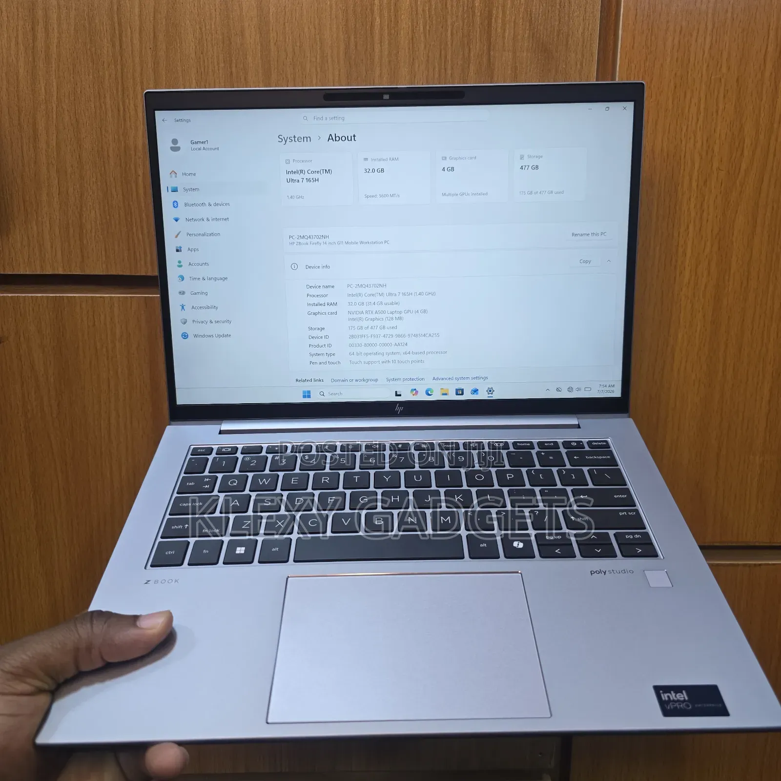 Laptop HP ZBook Firefly 14 G11 32GB Intel Core Ultra 7 SSD 512GB