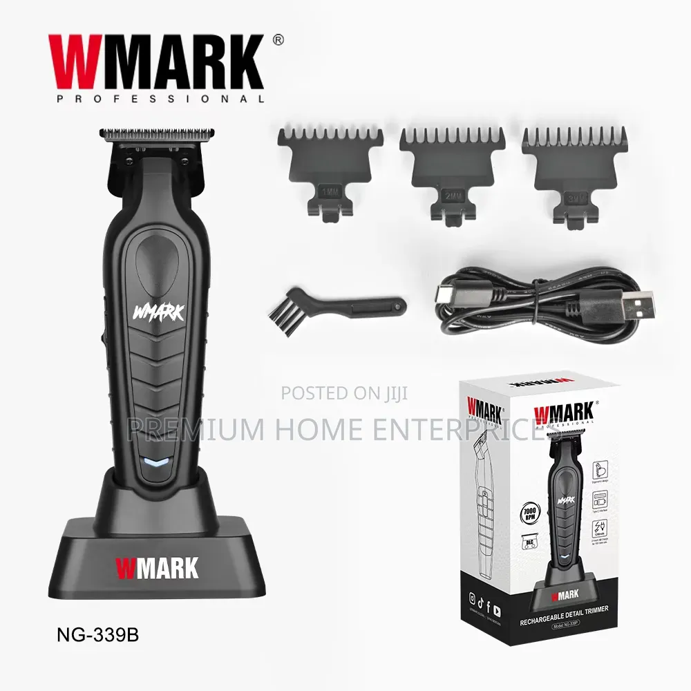 Wmark Professional Rechargeable Detail
Trimmer Ng -339b-1200mah