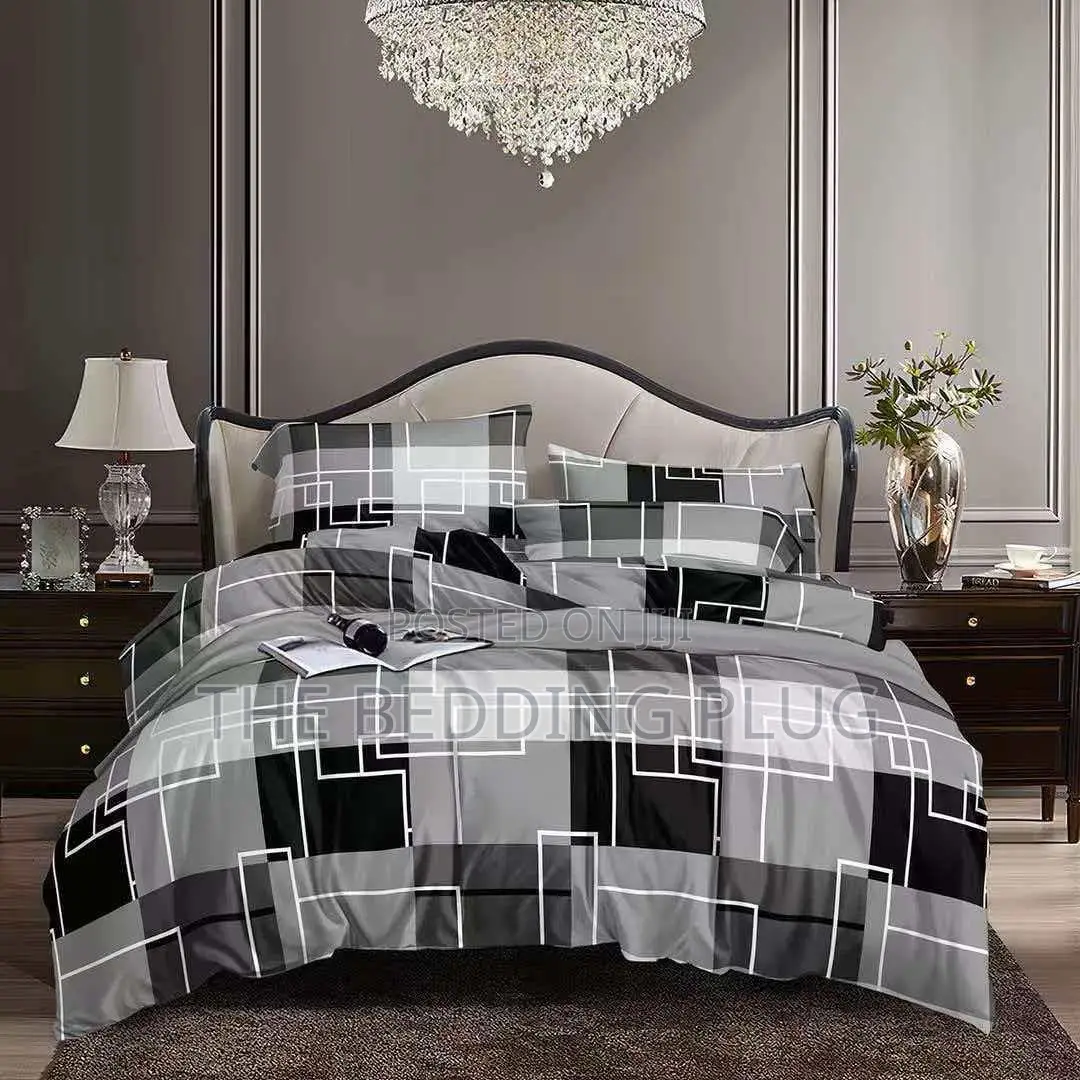 Premium Cotton Bedsheet Duvet Set (Available in All Bedsizes)