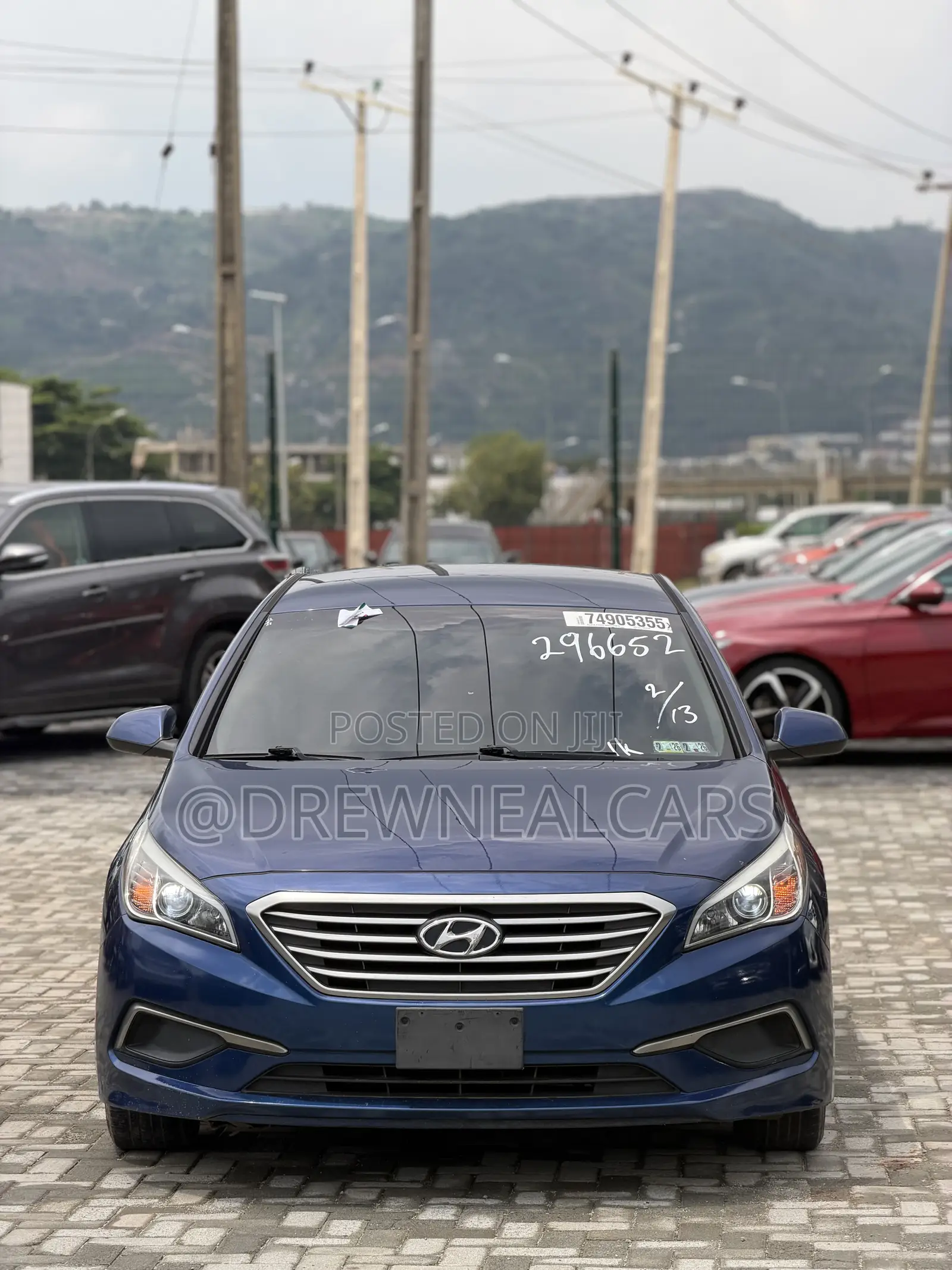 Hyundai Sonata Limited 2.0T 4dr Sedan (2.0L 4cyl Turbo 6A) 2015 Blue