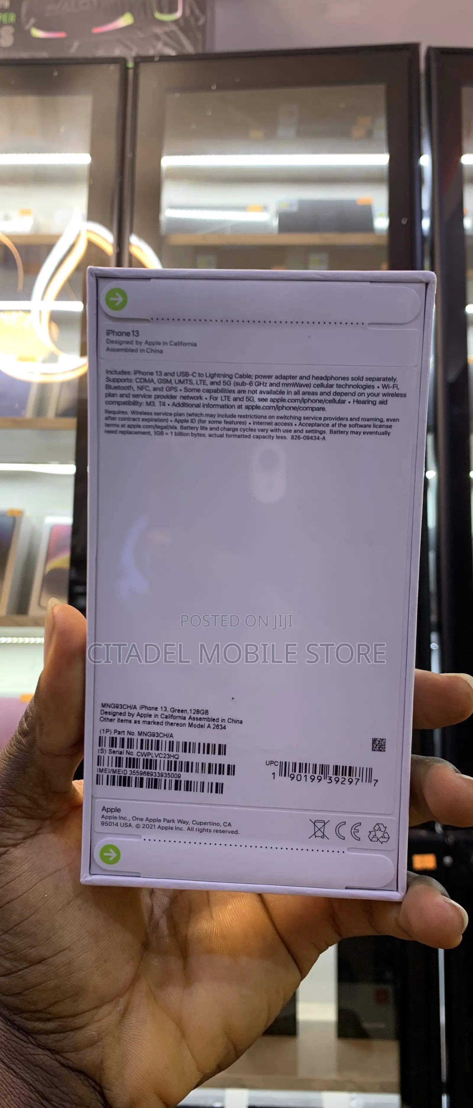 New Apple iPhone 13 128 GB Green