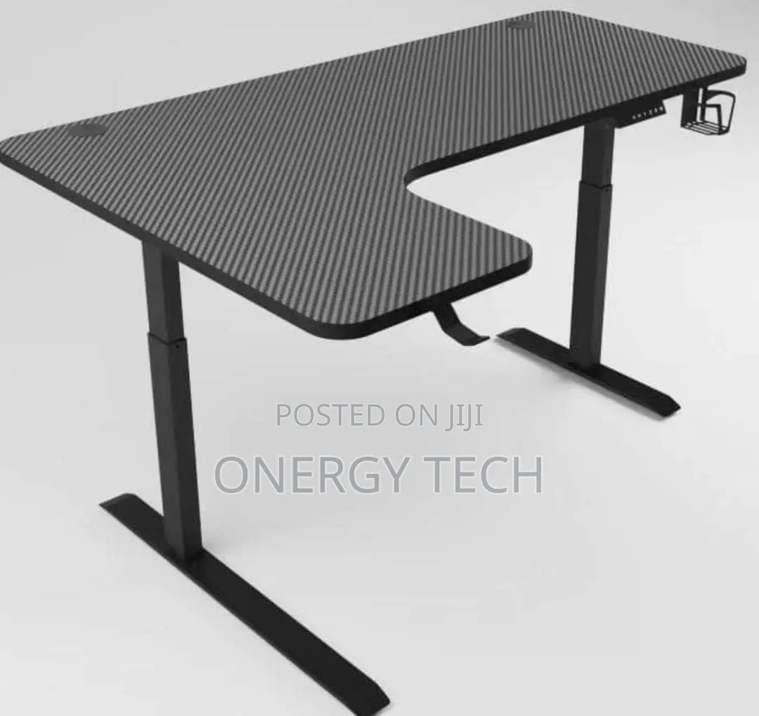 Original L Shaped Adjustable Electric Sit-Stand Desk With Warranty