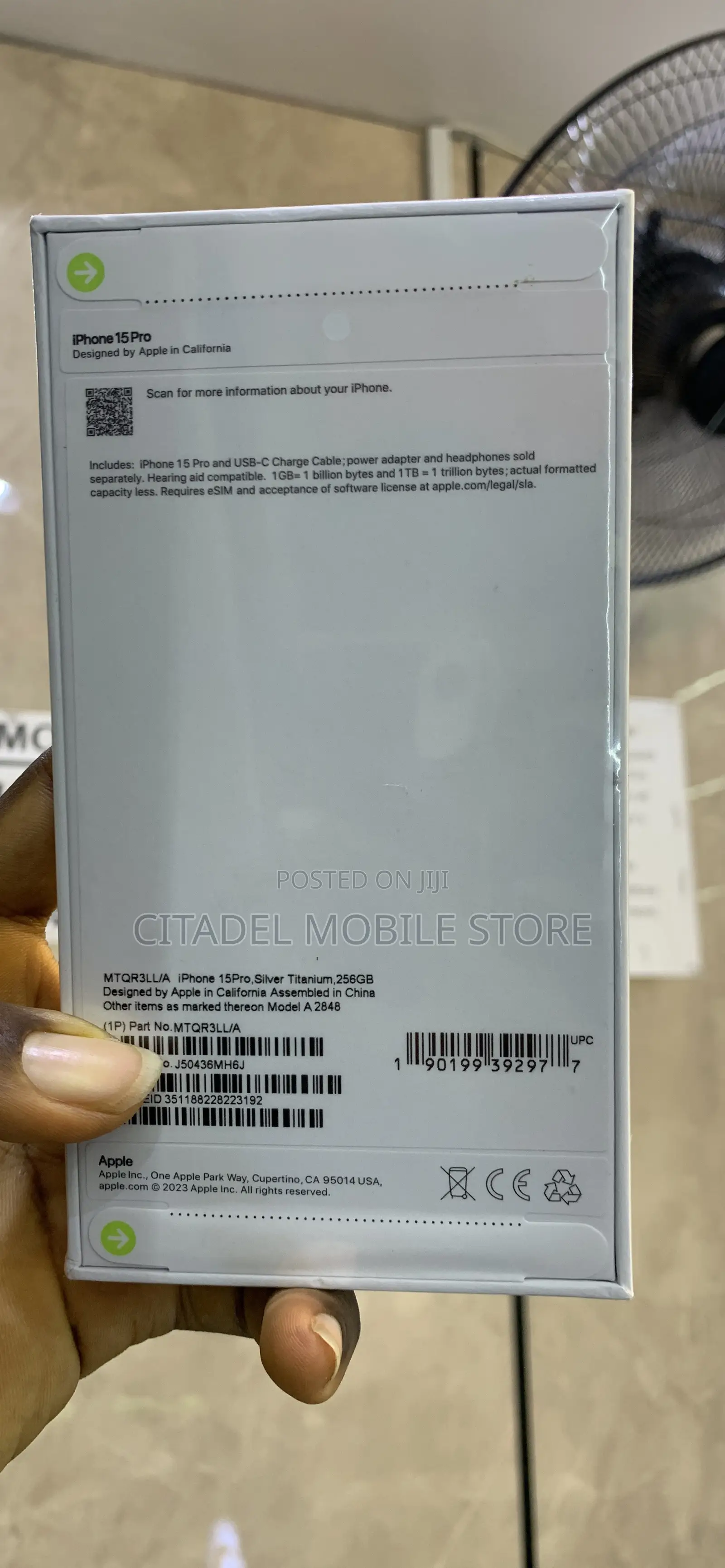 New Apple iPhone 15 Pro 256 GB Silver