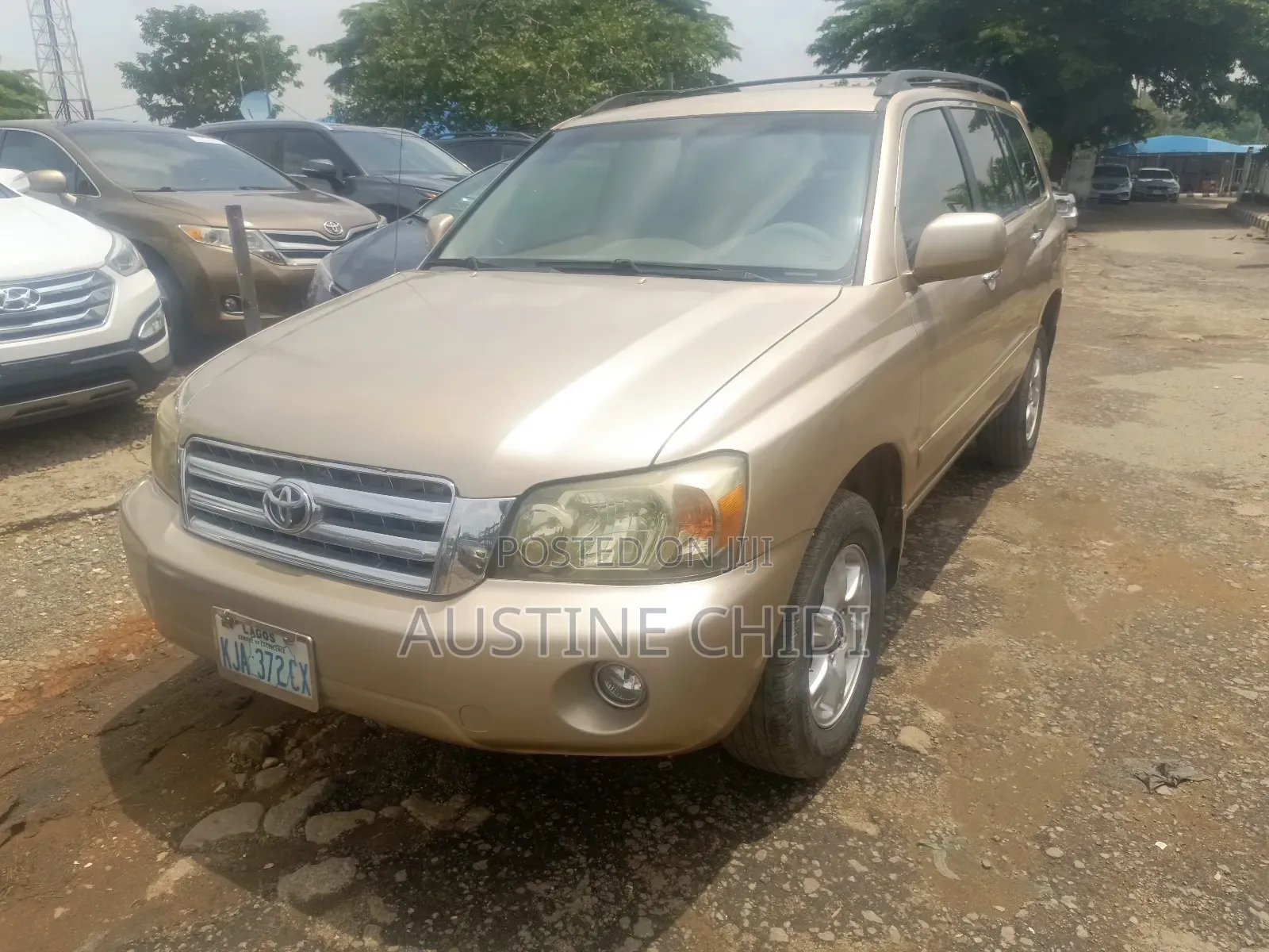 Toyota Highlander V6 2007 Gold
