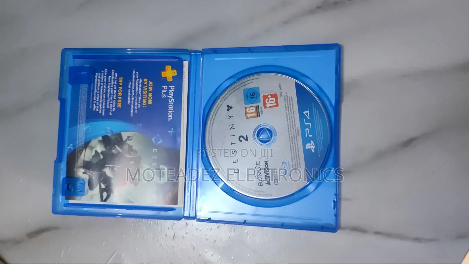 Uk Used Sony Playstation4 Destiny 2 Game Cd (Action/Adventure)