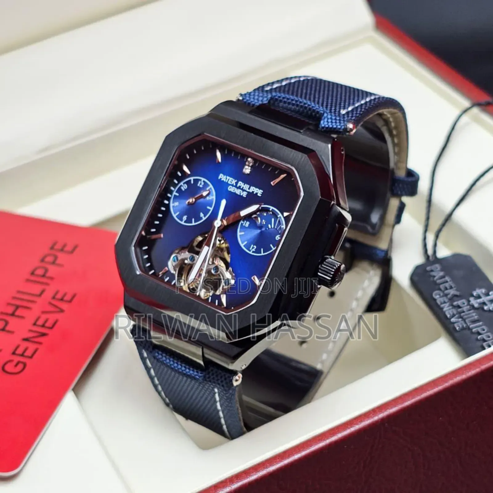 Patek Philippe Jeans Leather Watch