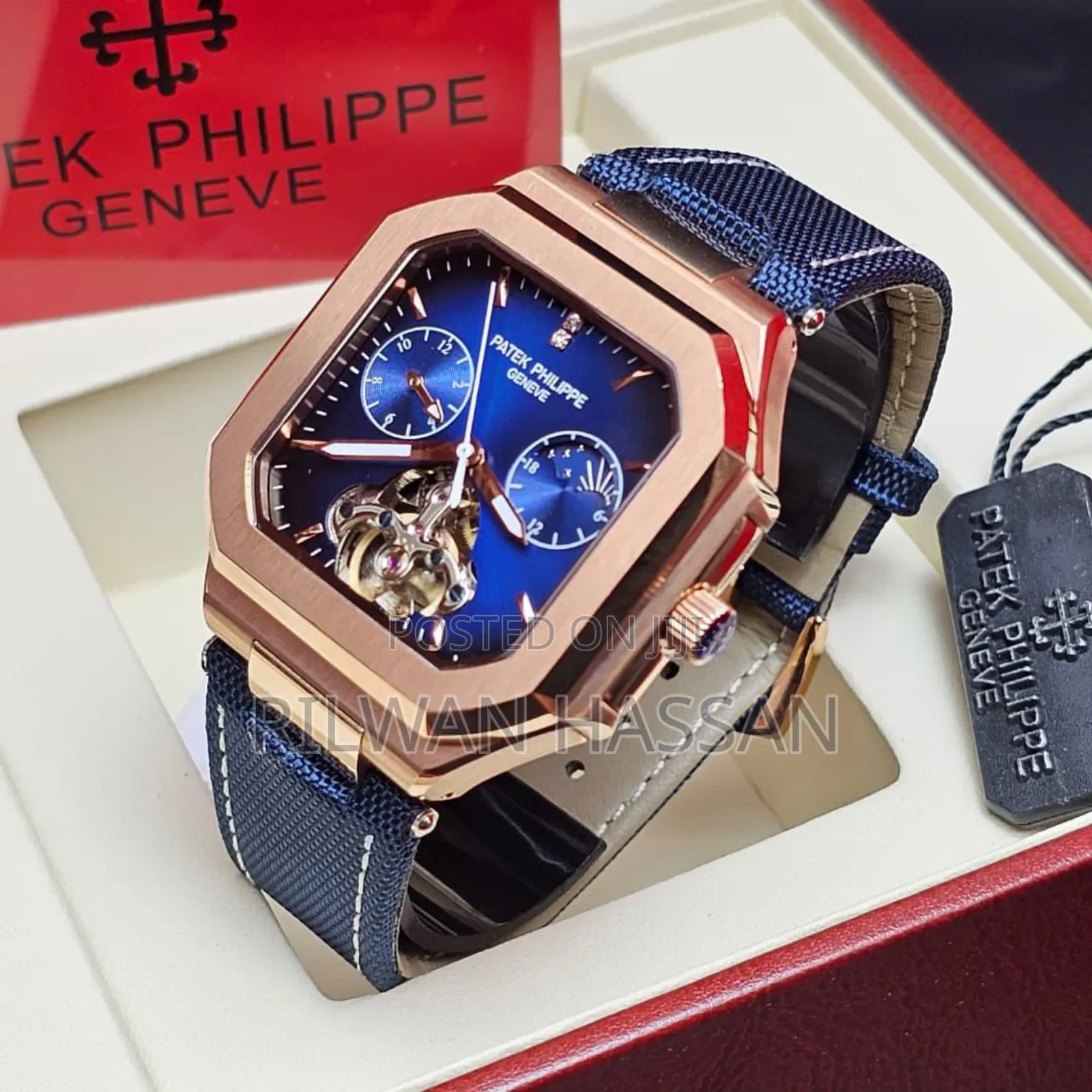Patek Philippe Jeans Leather Watch