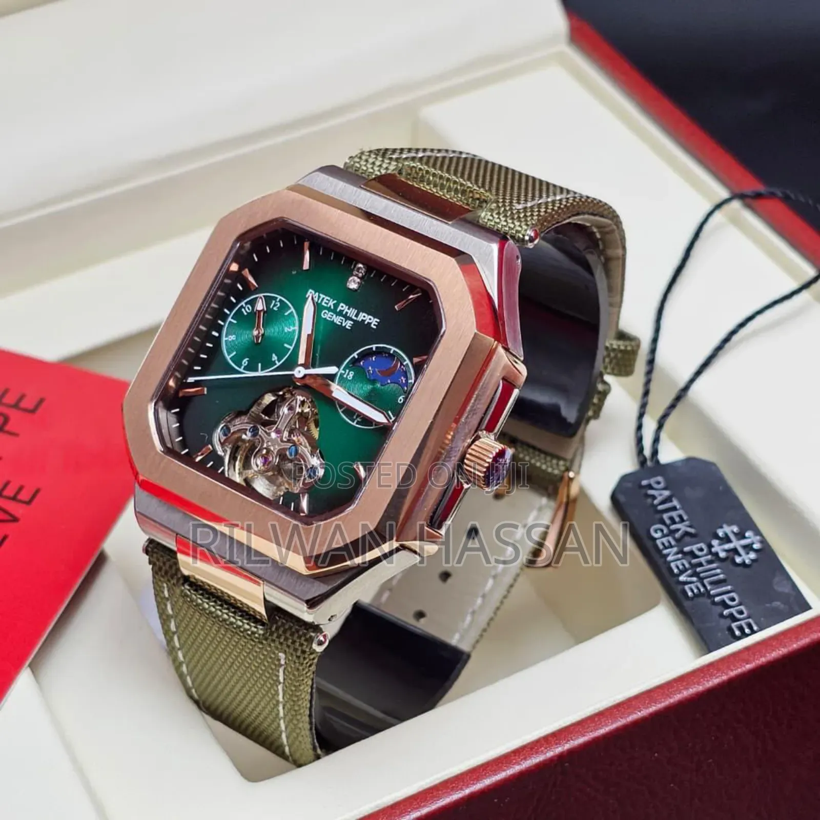 Patek Philippe Jeans Leather Watch