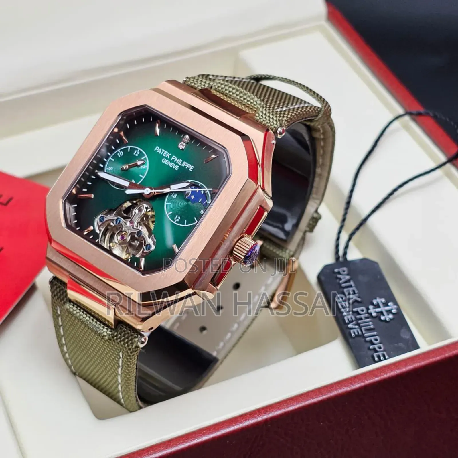 Patek Philippe Jeans Leather Watch
