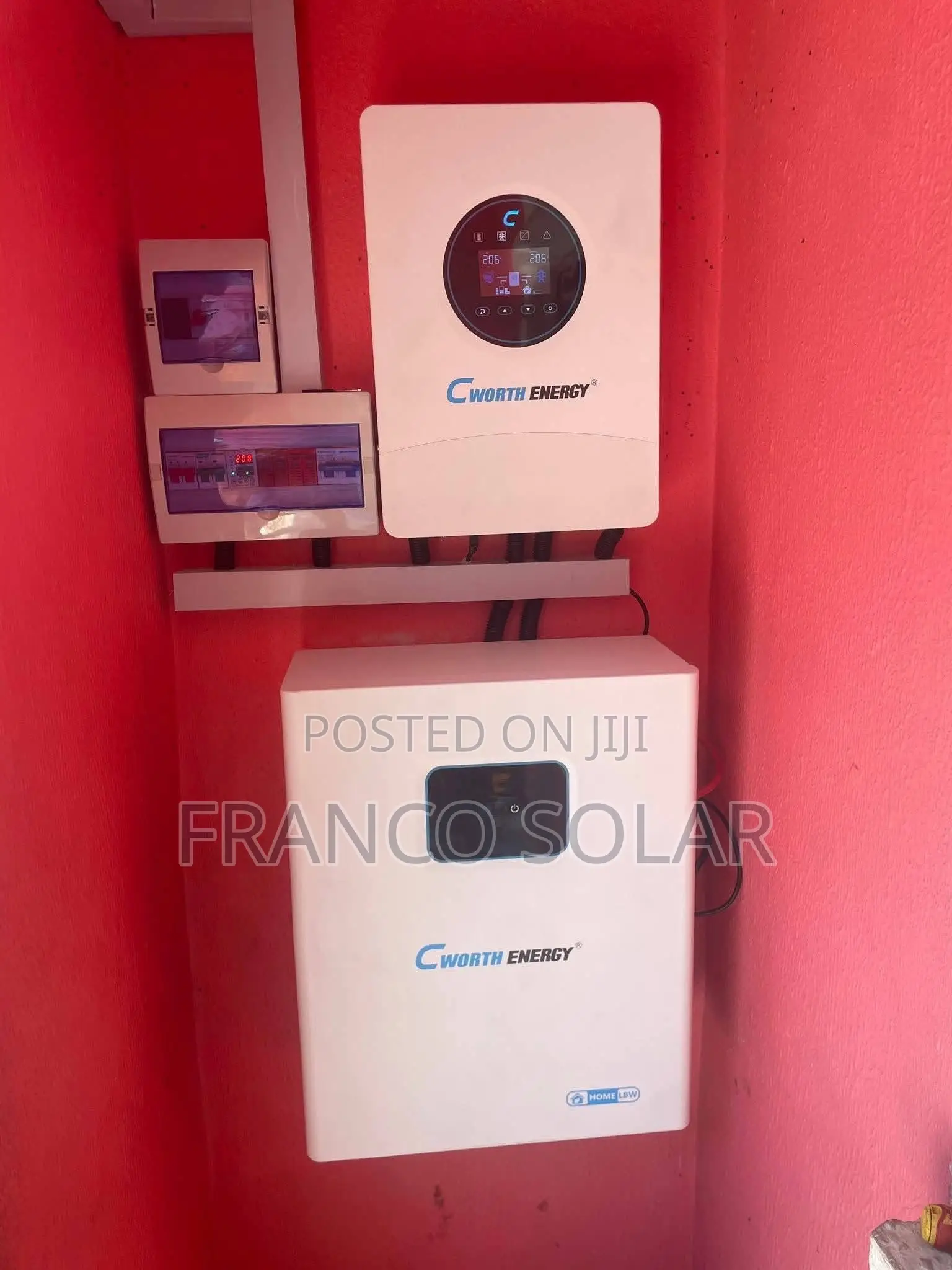Cworth Energy 6kva Inverter / 10kwh Battery / 9pcs 550w Panels