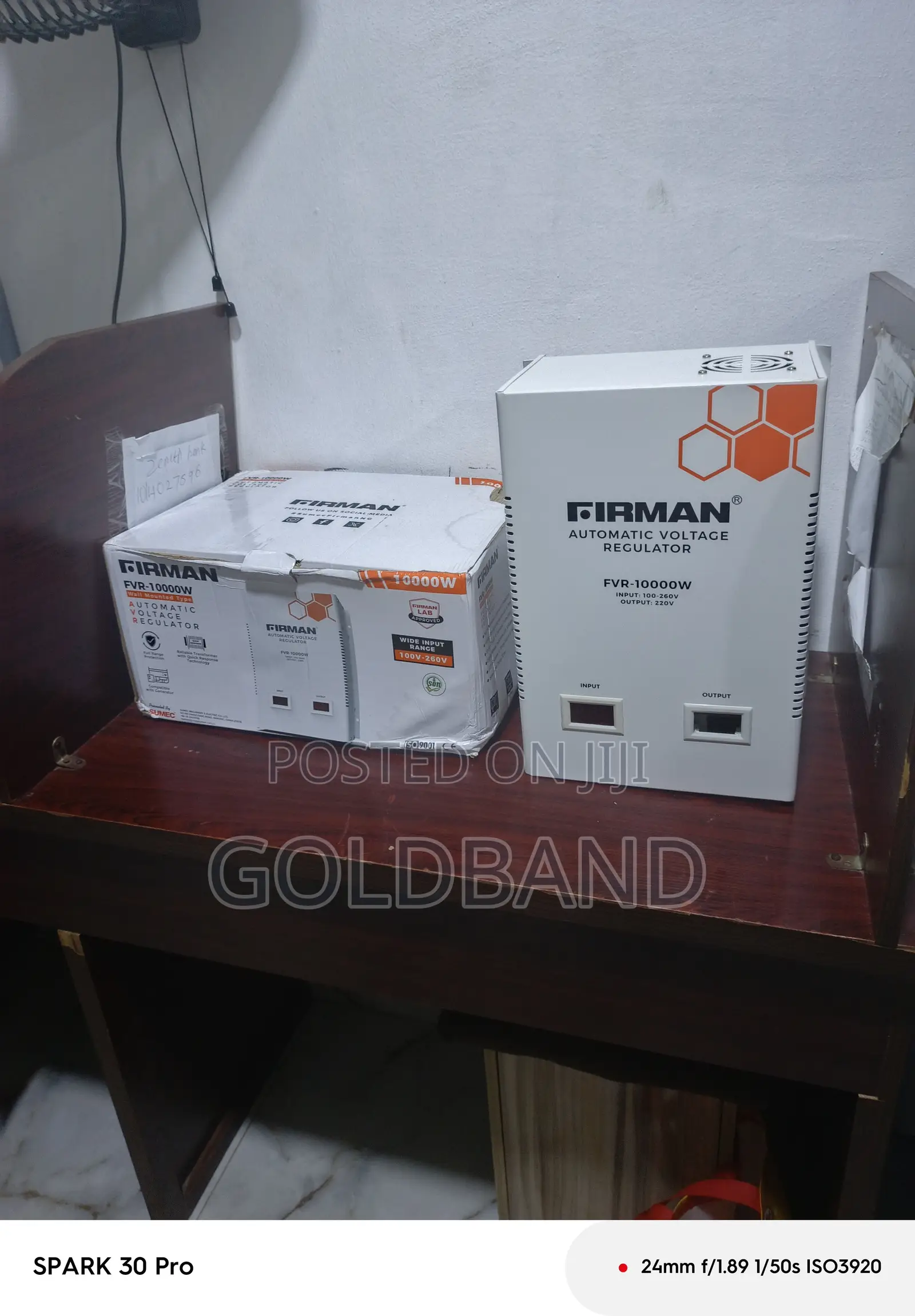 Firman FVR-10000w 10000w Wall Mount Automatic Voltage Regulator