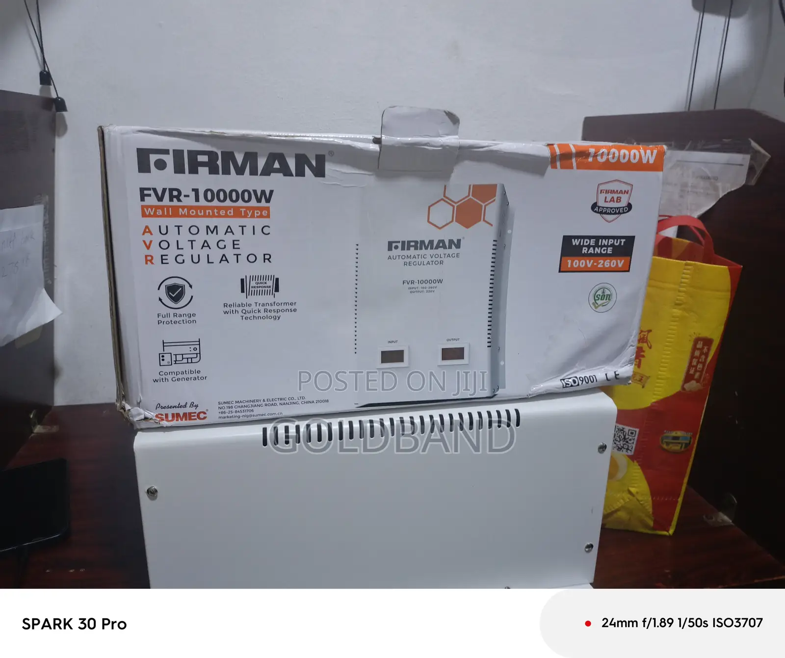 Firman FVR-10000w 10000w Wall Mount Automatic Voltage Regulator