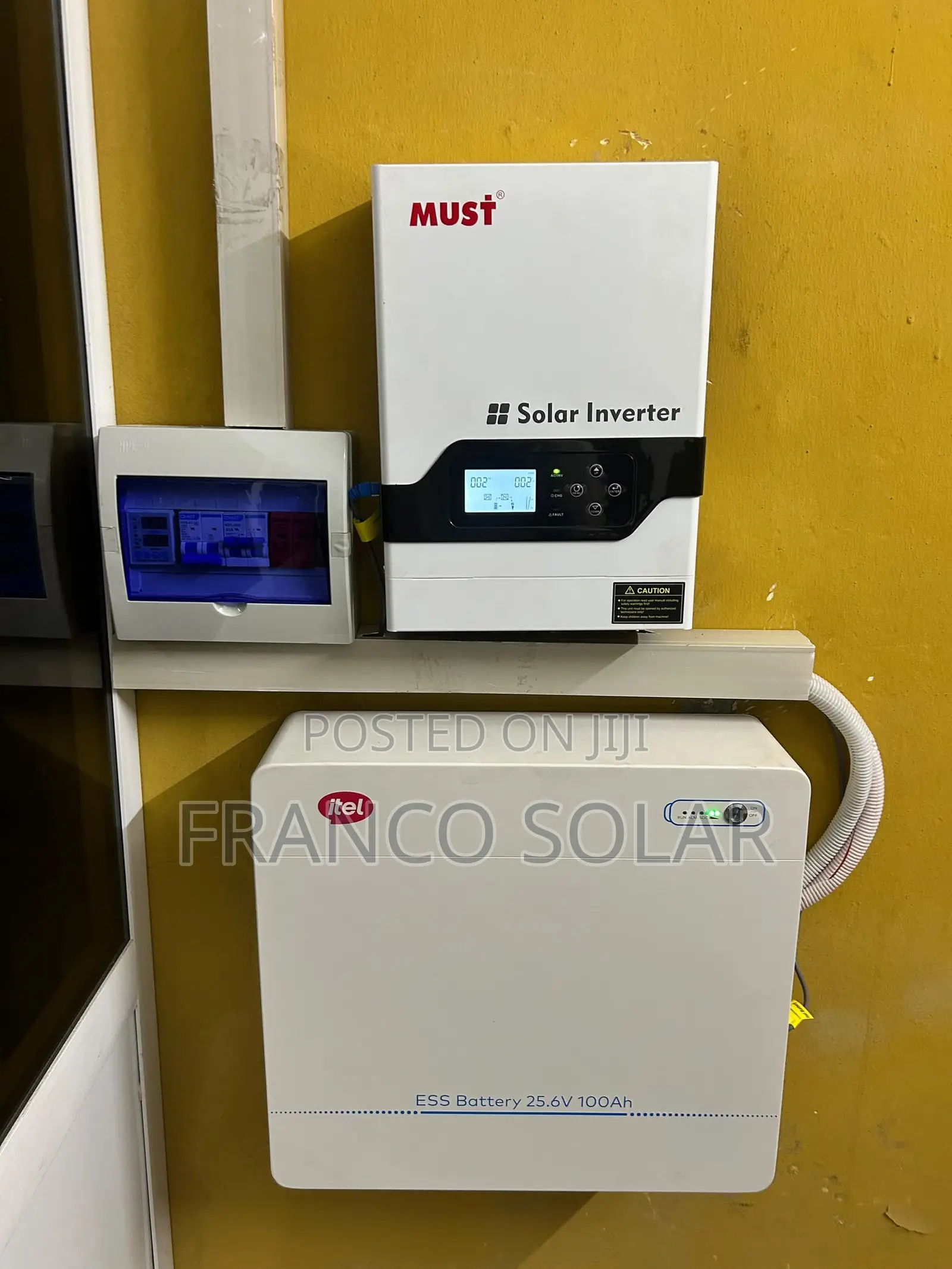 Must 3.2kva Inverter / 2.5kwh Battery Itel / 4pcs 550w Panels Package