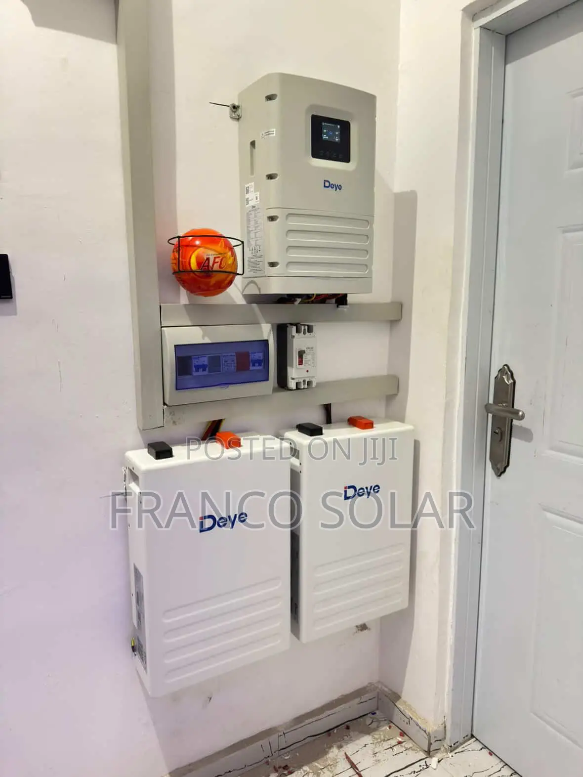 2pcs 5kwh Deye Battery / 6kva Inverter / 12pcs 650w Panel Full Package