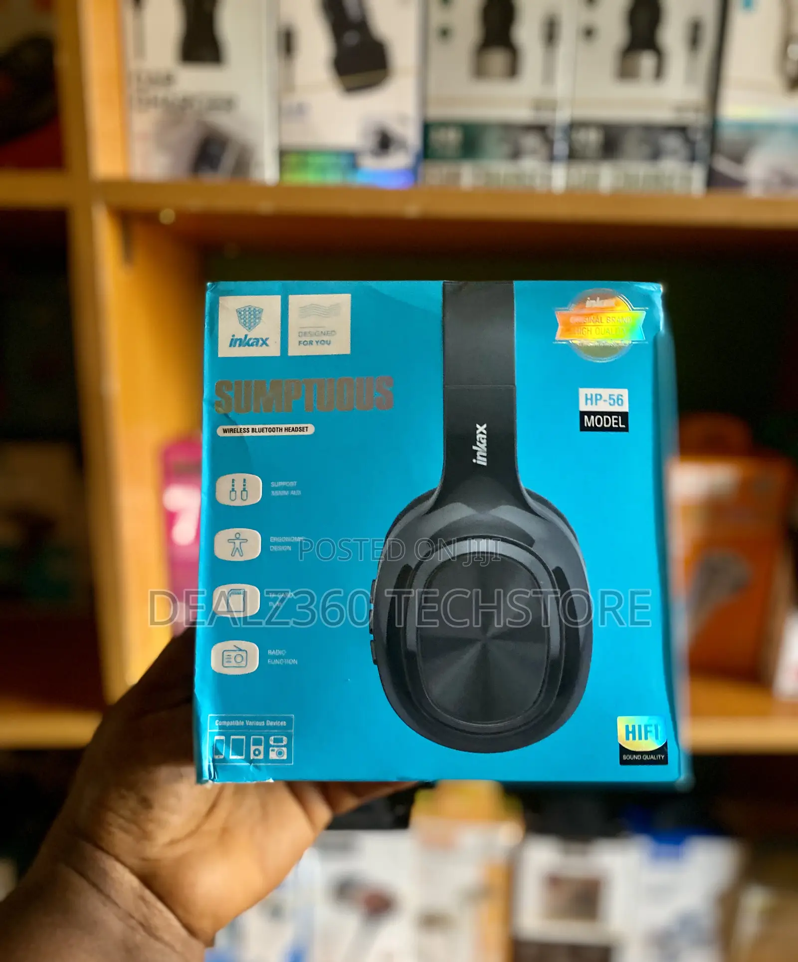 Inkax Hp-56 Wireless Bluetooth Headset | Hi-fi Stereo