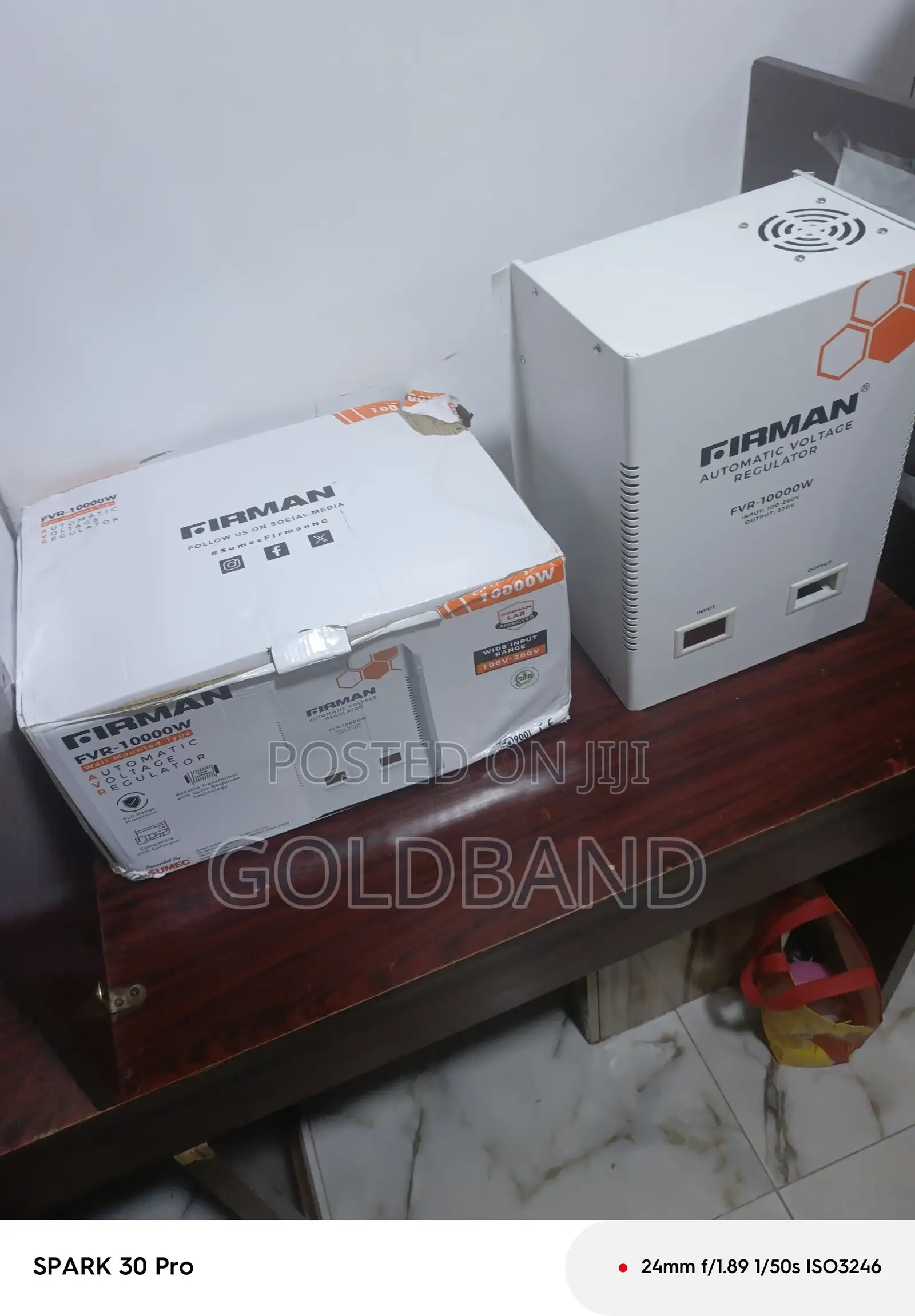 Firman FVR-10000w Digital Wall Mount Voltage Stabilizer