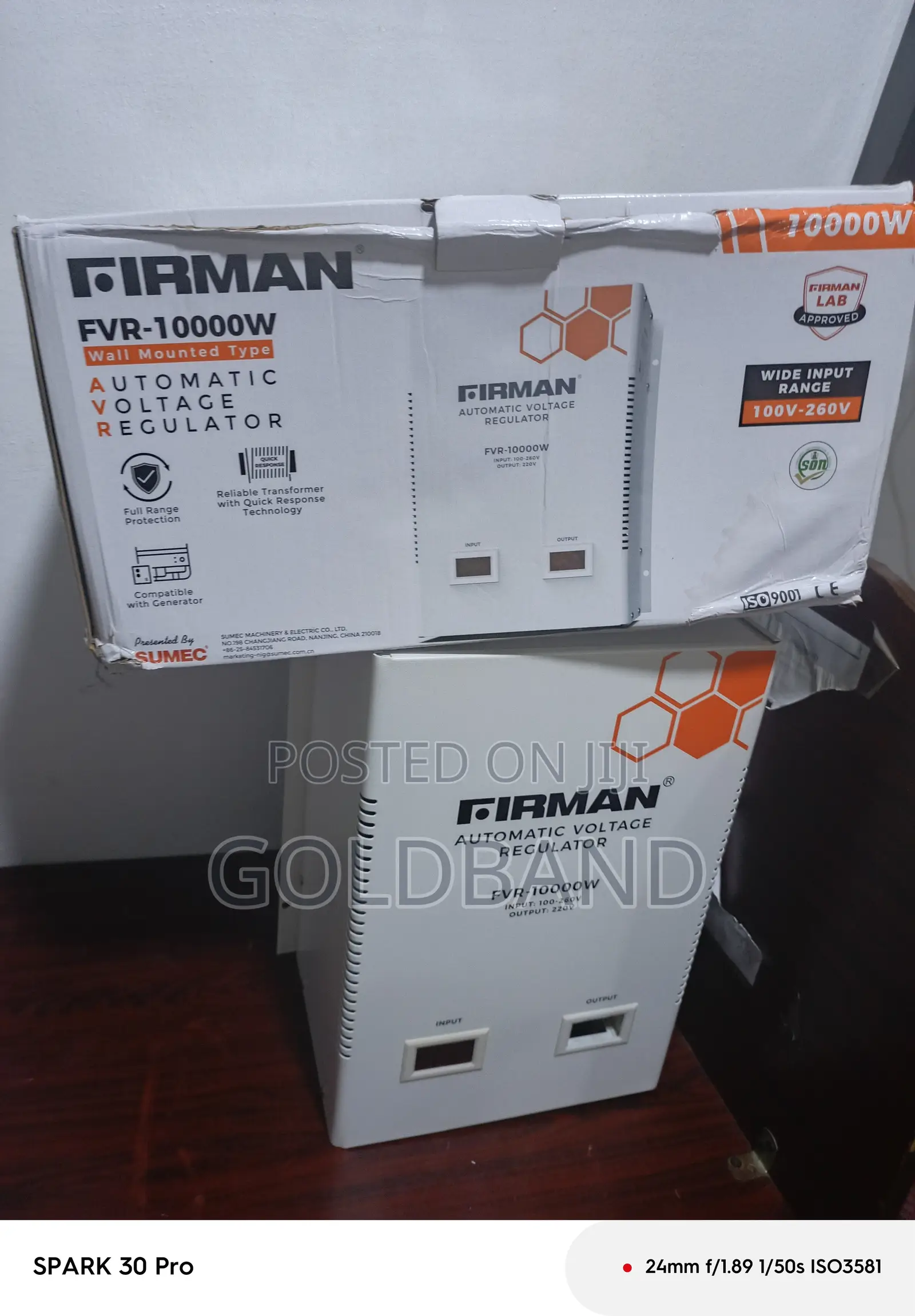 Firman FVR-10000w Power Voltage Regulator for Home