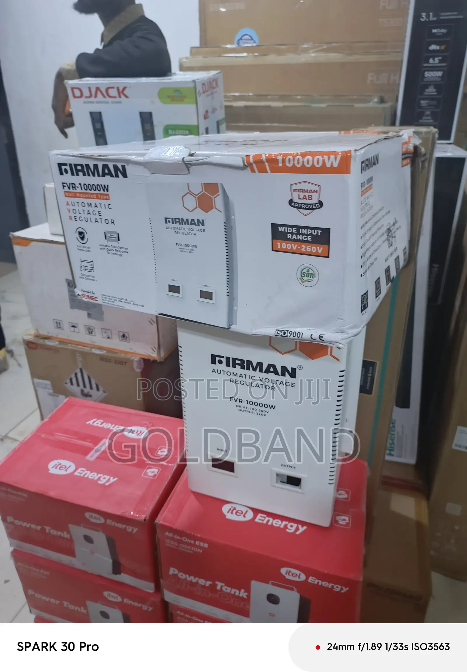 Firman 10000w Avr Wall Stabilizer for Appliances