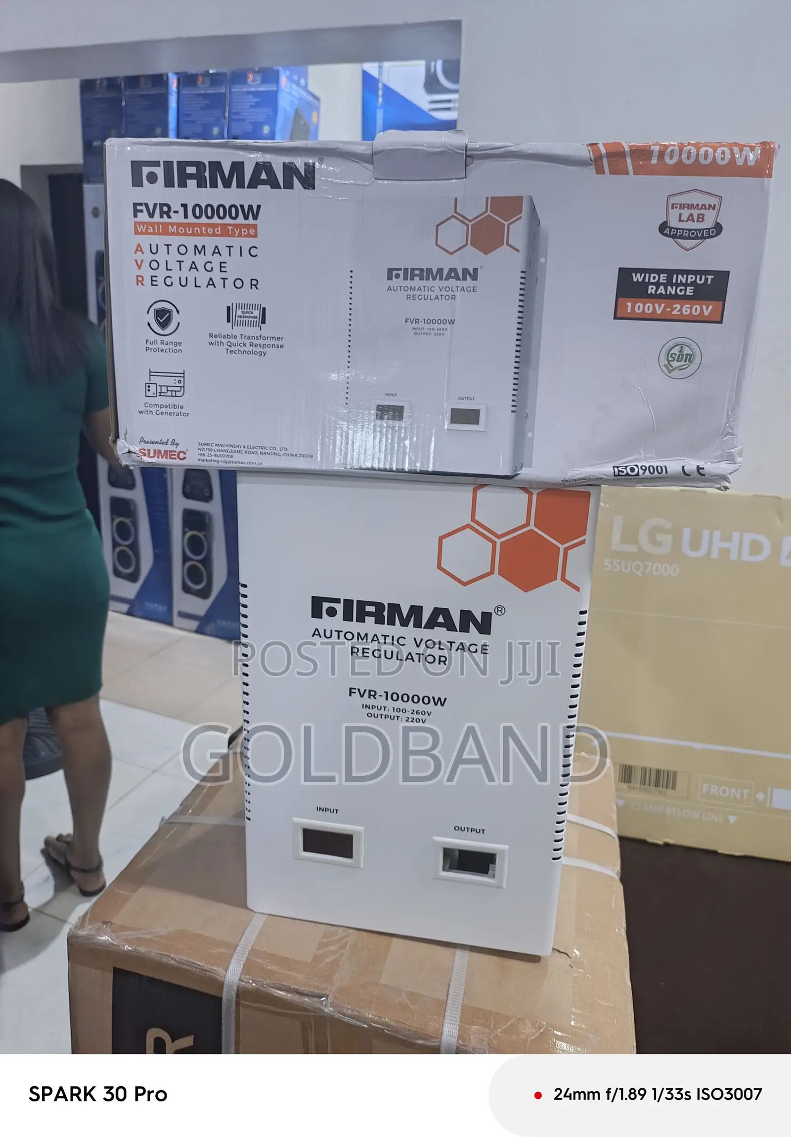 Firman FVR-10000w Home Office Voltage Stabilizer