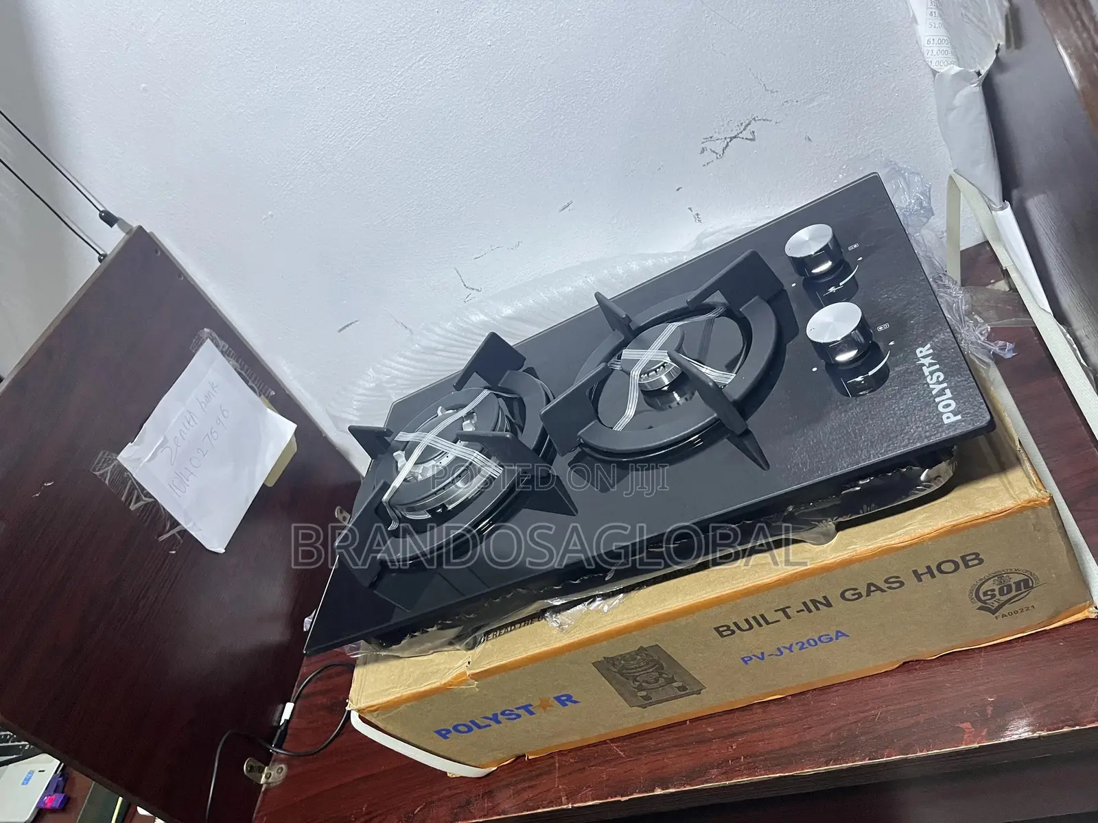 Polystar 2 Burner Gas Hob Pv-Jy20ga – Modern Kitchen Cooking Appliance