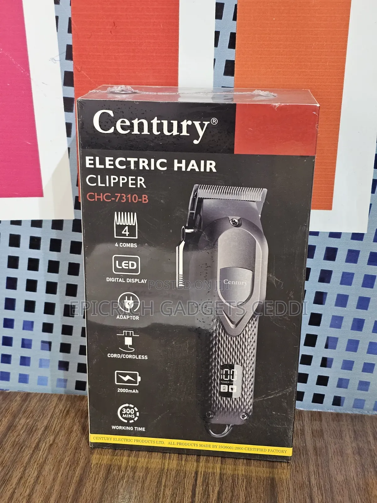 Rechargeable Electric Hair Clipper by Century