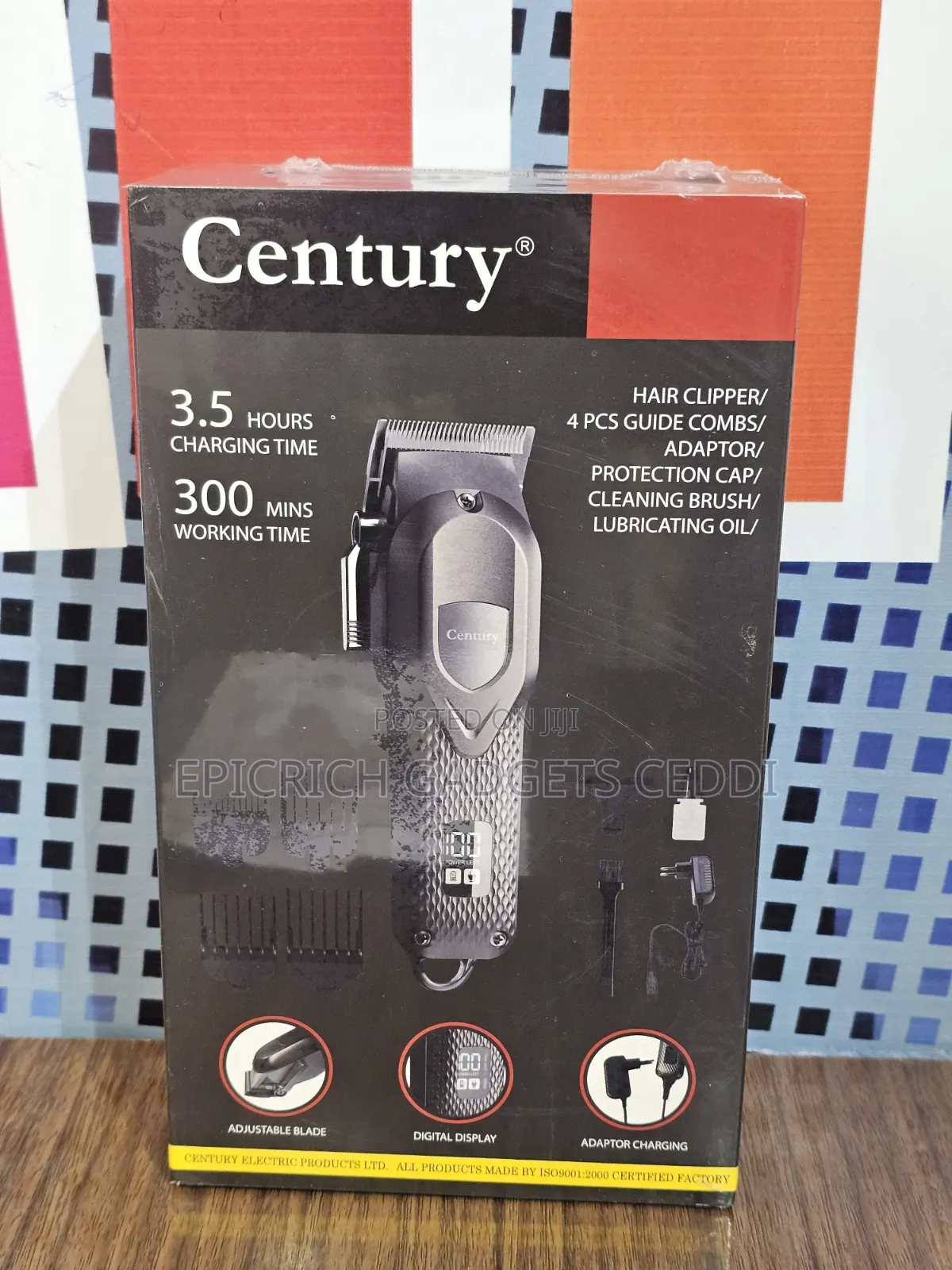 Rechargeable Electric Hair Clipper by Century