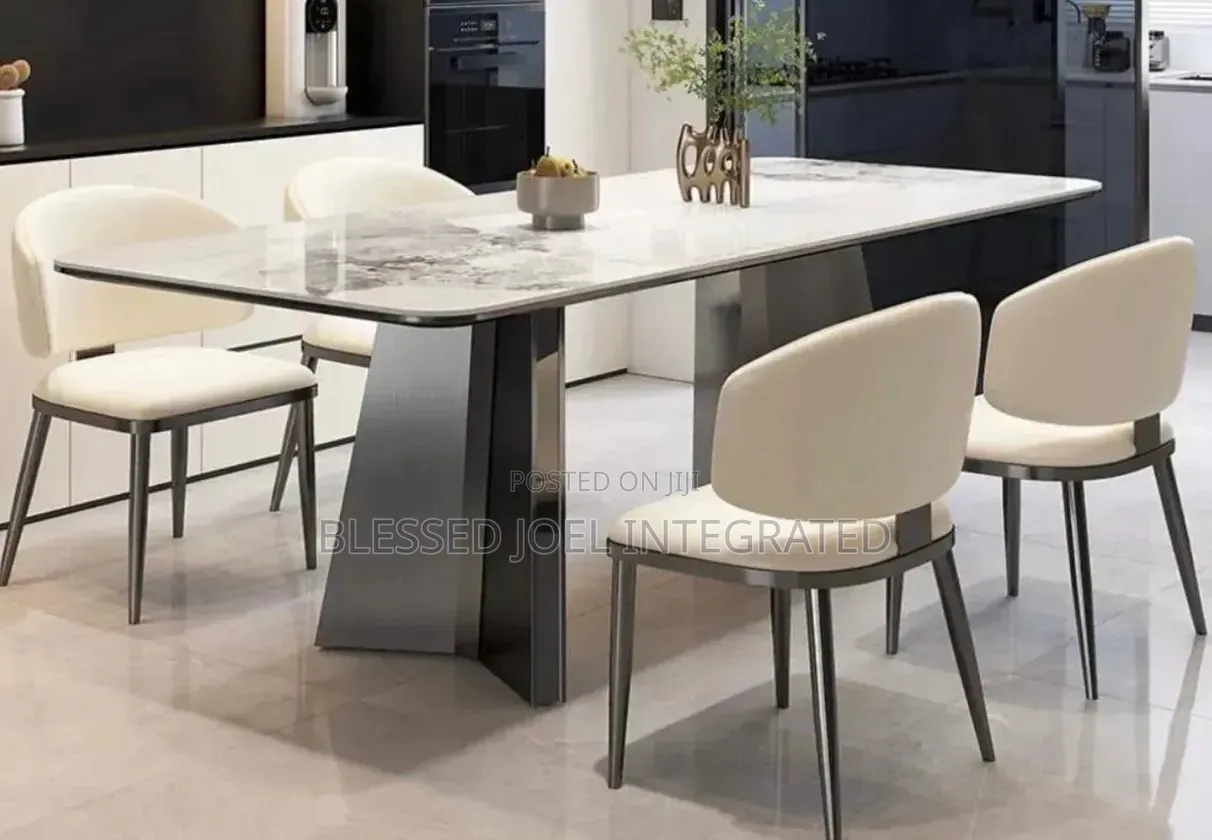 6 Seaters Mabel Top Dining Set