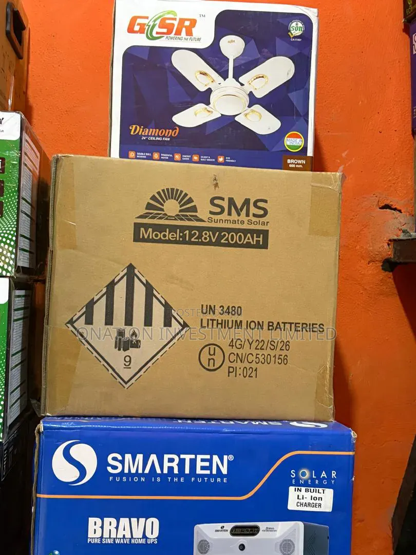 200ah 12.8v (2.56kwh) SMS Lithium Battery – Reliable Power Storage