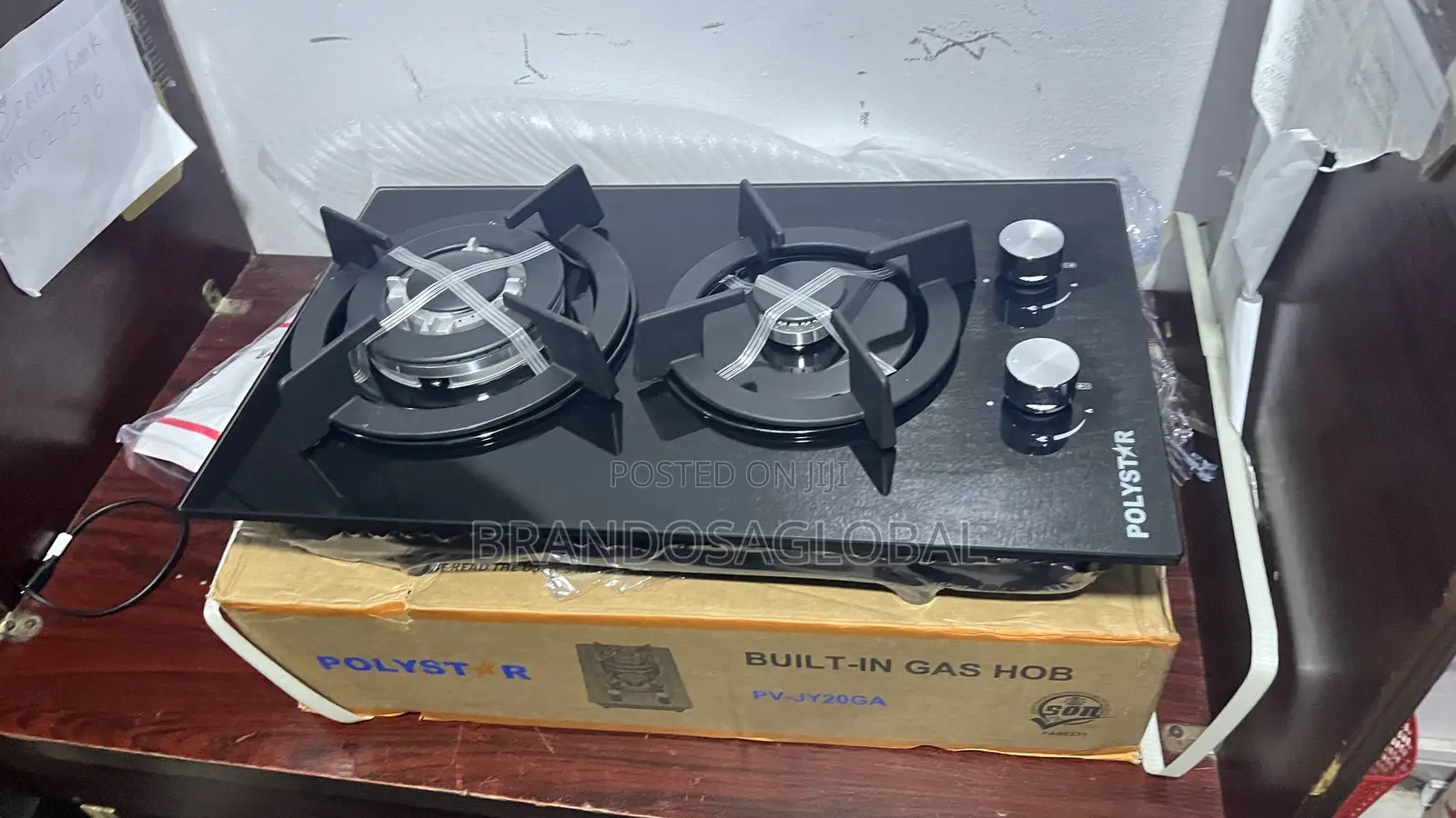 Polystar 2 Burner Gas Cooker Pv-Jy20ga – Efficient Kitchen Hob