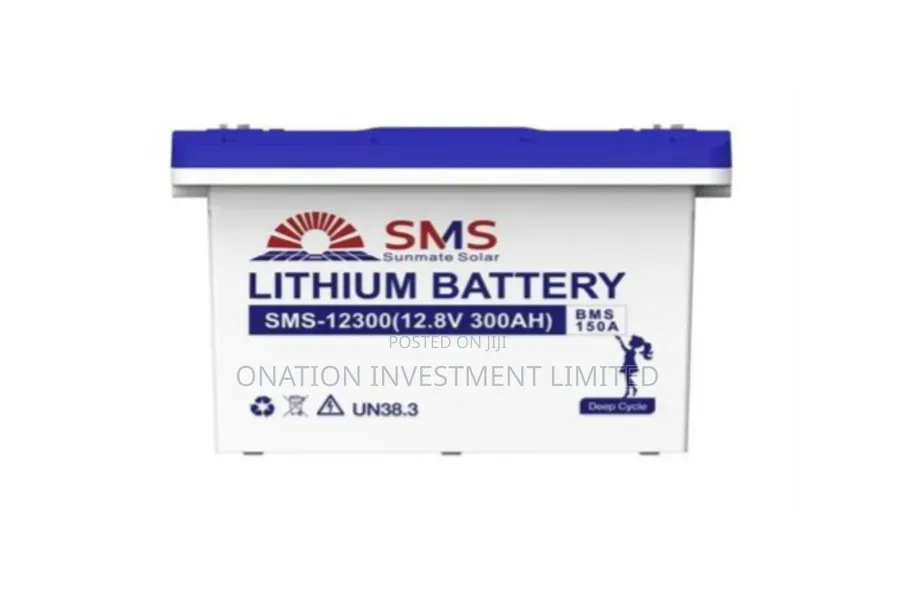 300ah 12.8v (3.84kwh) SMS Lithium Battery– Long-Lasting Energy Storage