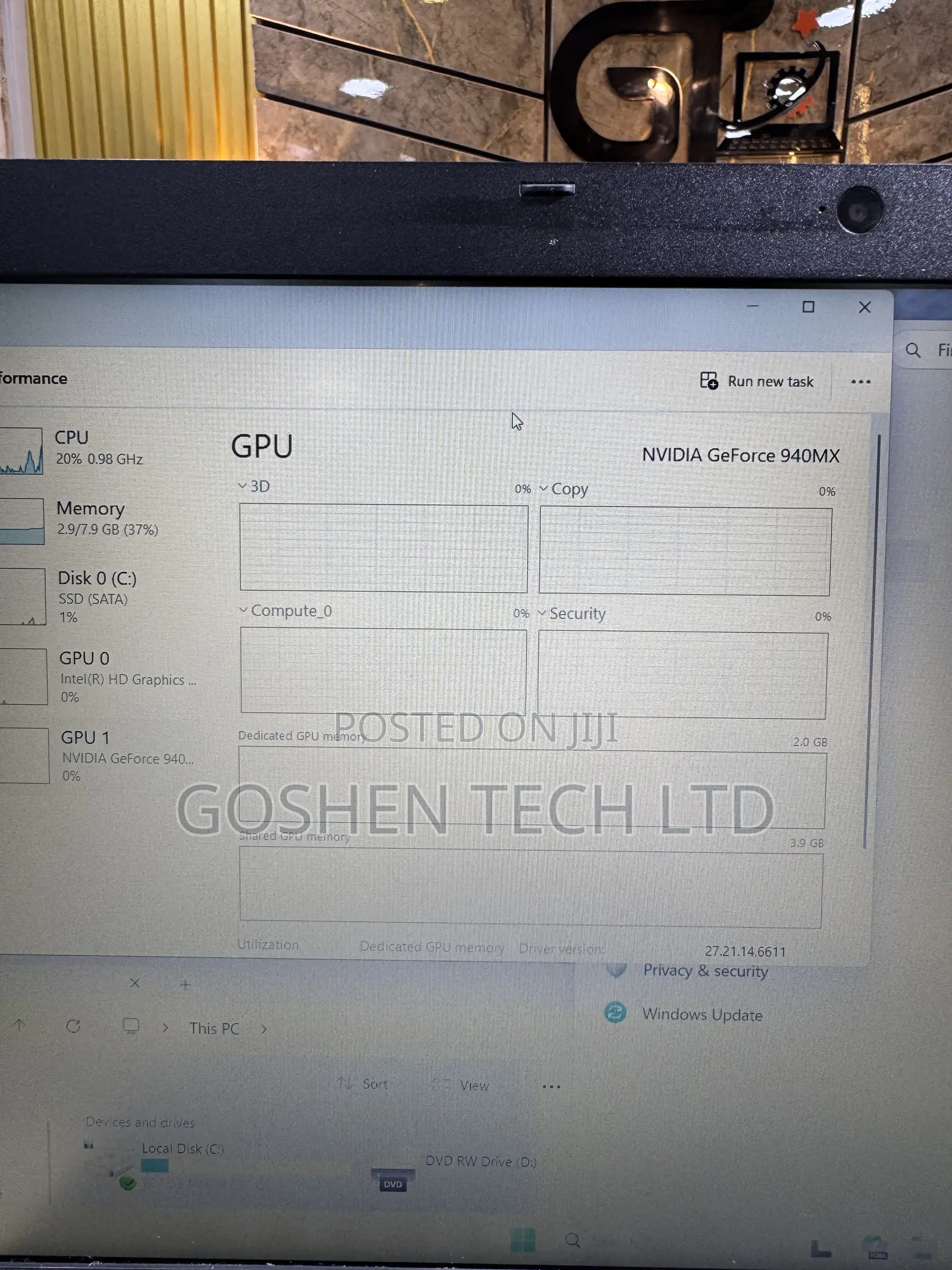 Laptop Acer Aspire F5-573G 8GB Intel Core i5 SSD 256GB