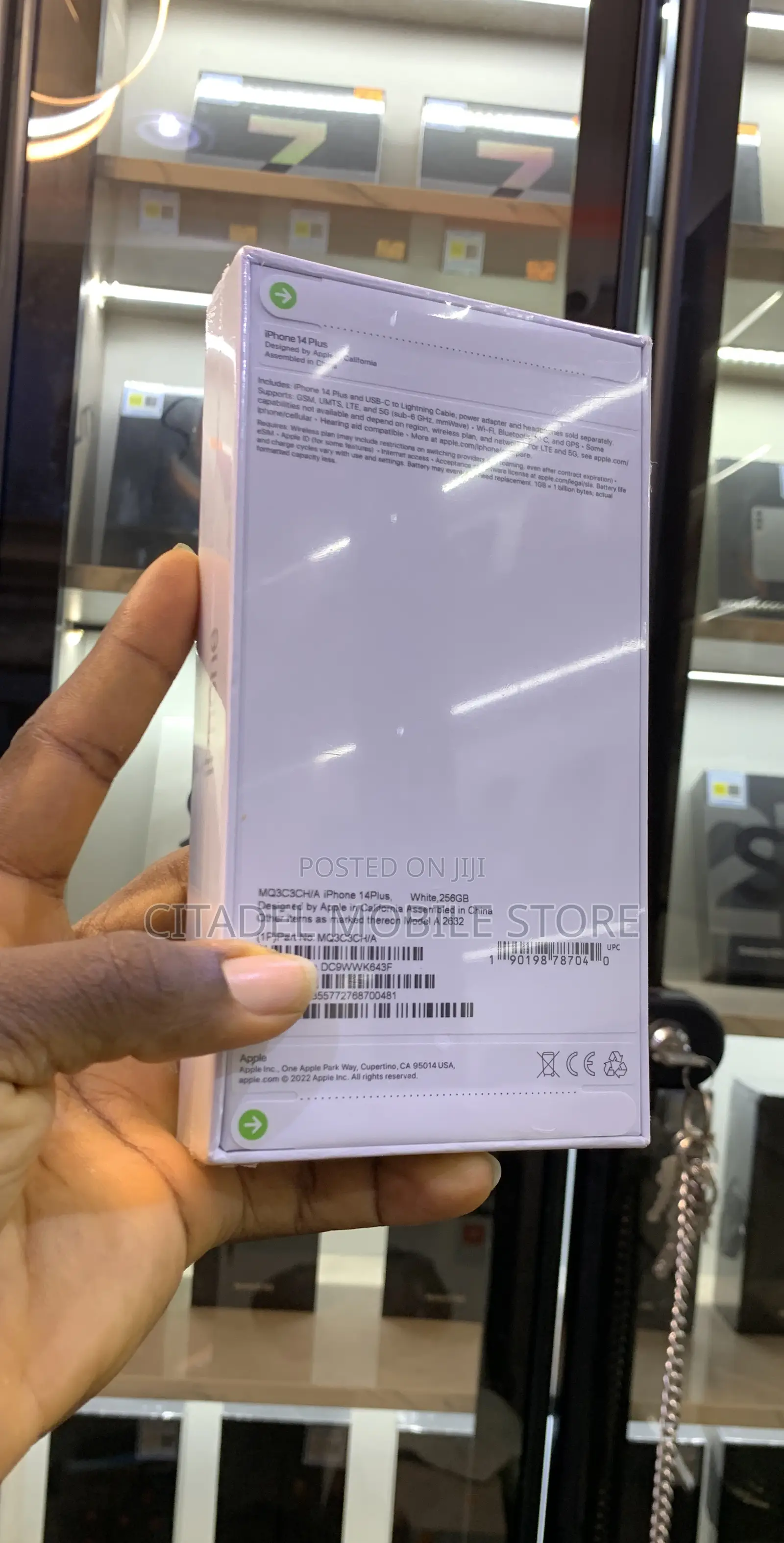 New Apple iPhone 14 Plus 256 GB White