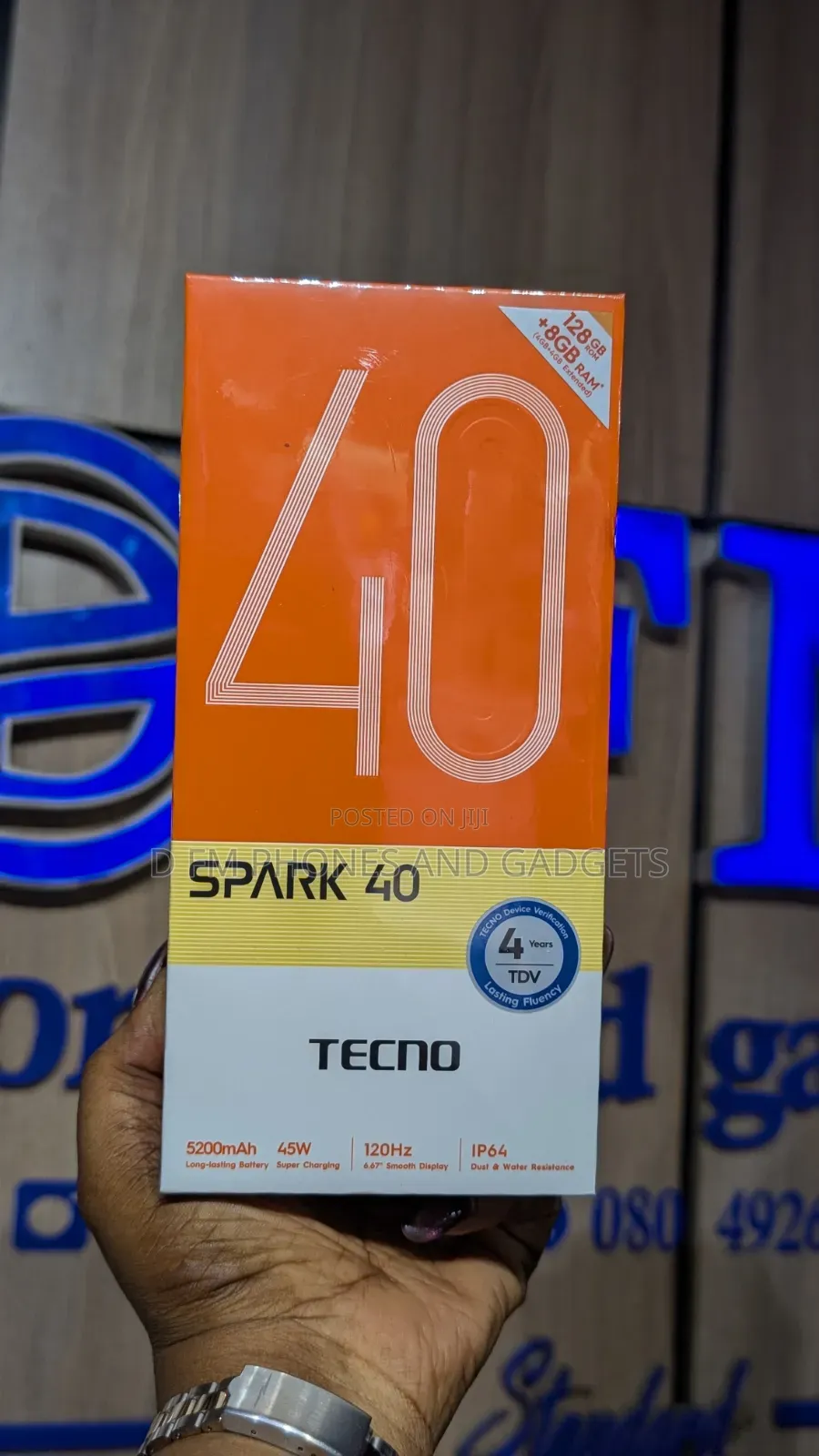 New Tecno Spark 40 128 GB Black