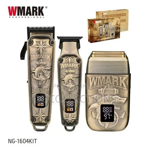 Professional Grooming Kit 3 in 1 (Clipper Trimmer and Shaver) Ng1604