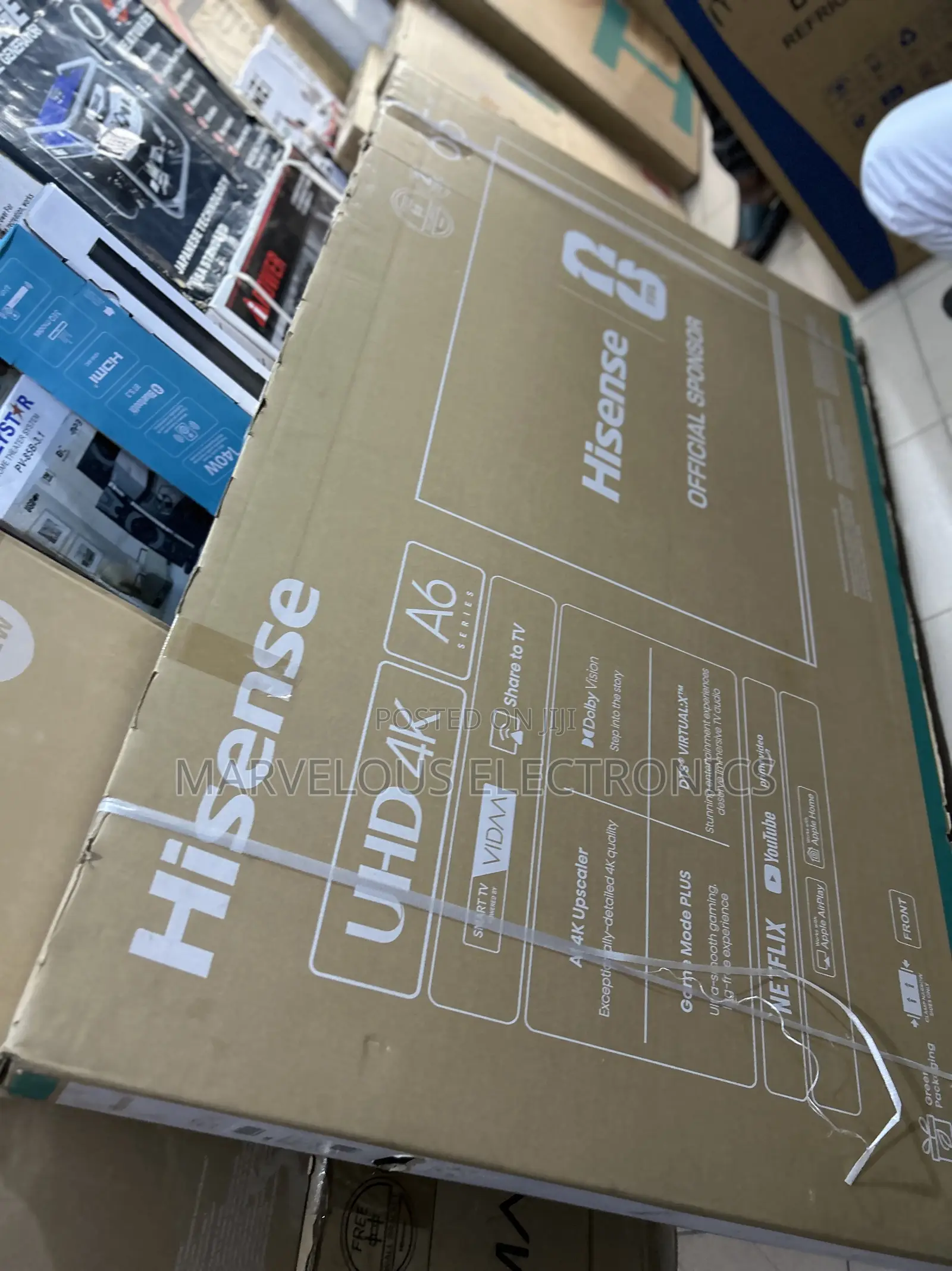 Brand New Hisense 65inch Smart Framlesss Television