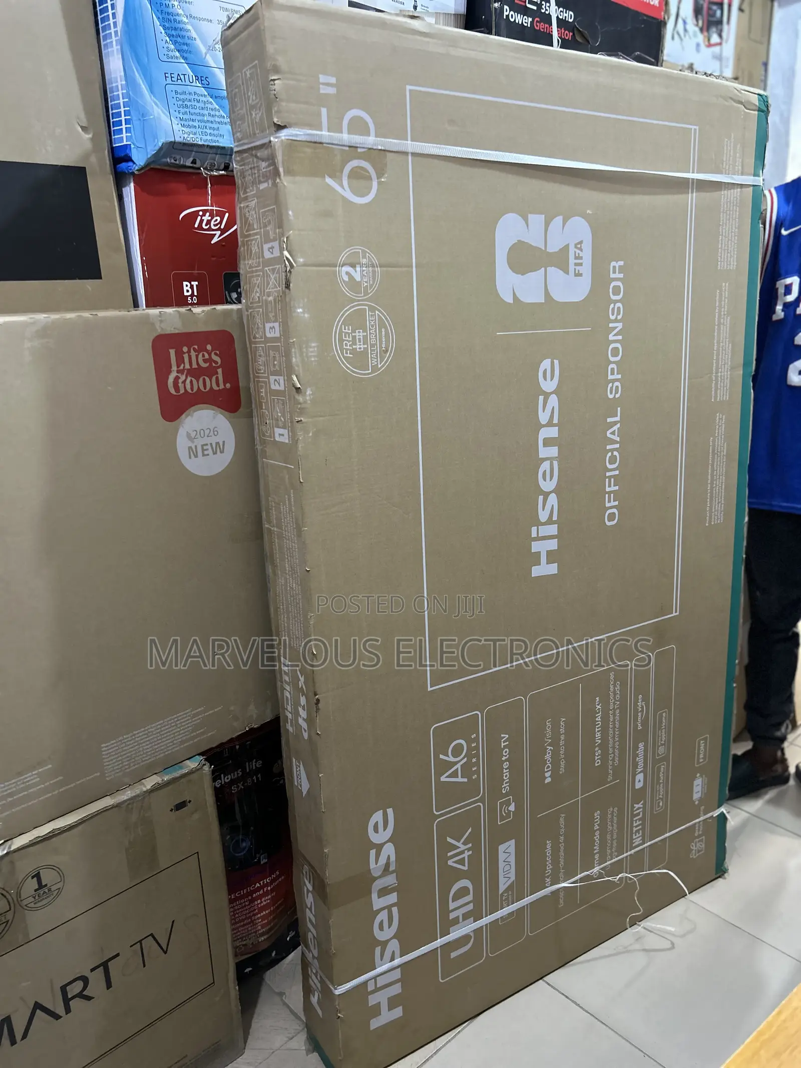 Brand New Hisense 65inch Smart Framlesss Television