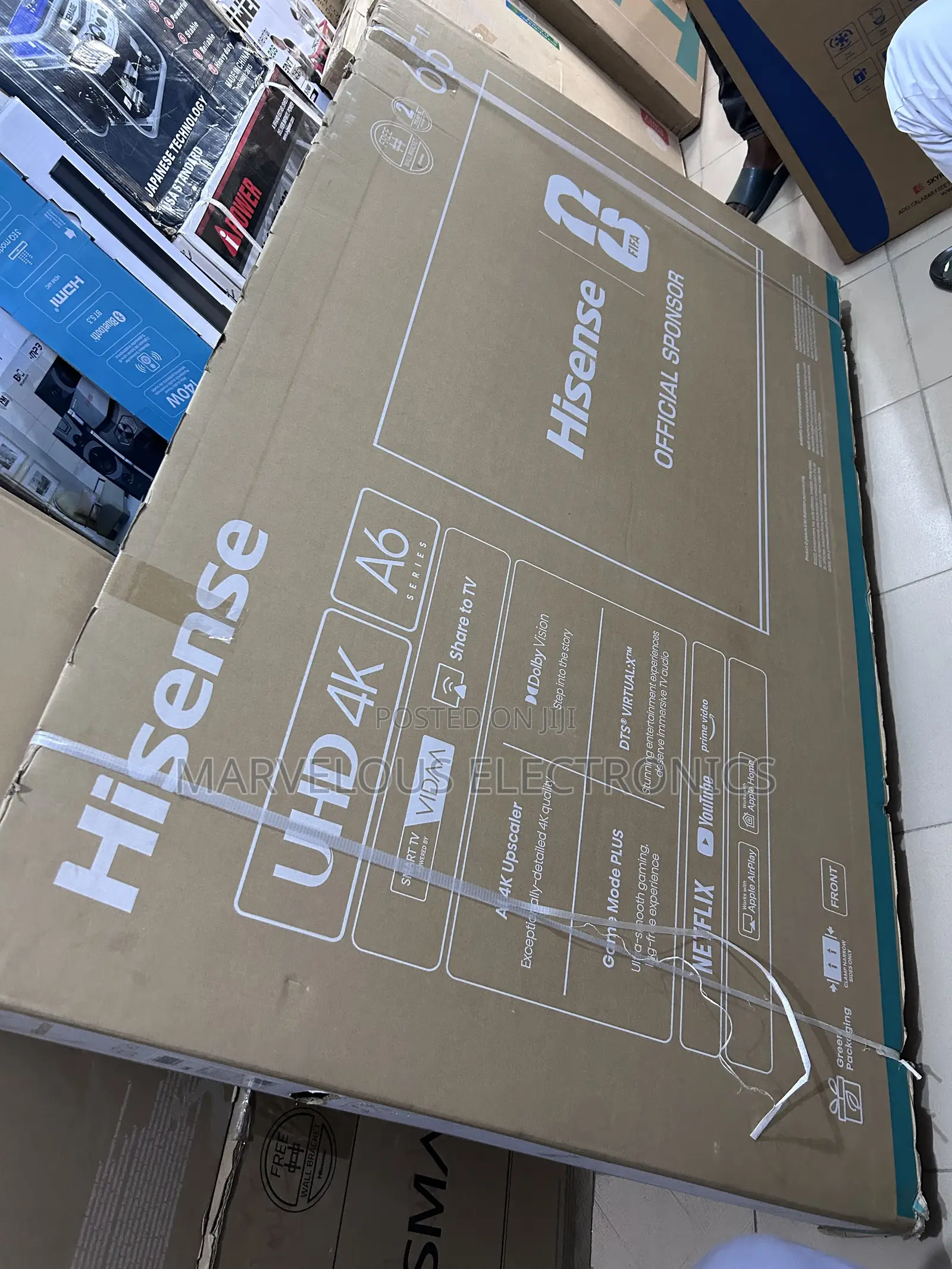 Brand New Hisense 65inch Smart Framlesss Television