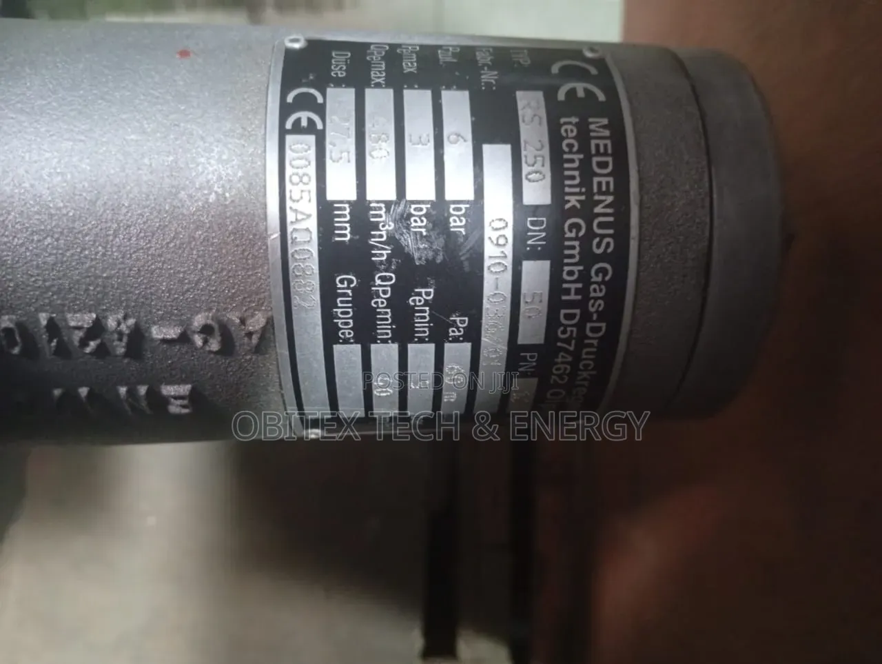 Medenus Rs 250 Dn50 Industrial Gas Pressure Regulator Pn16 (Germany)