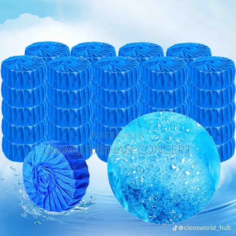 Blue Toilet Cleansing Fragrance Block- 10 Pcs