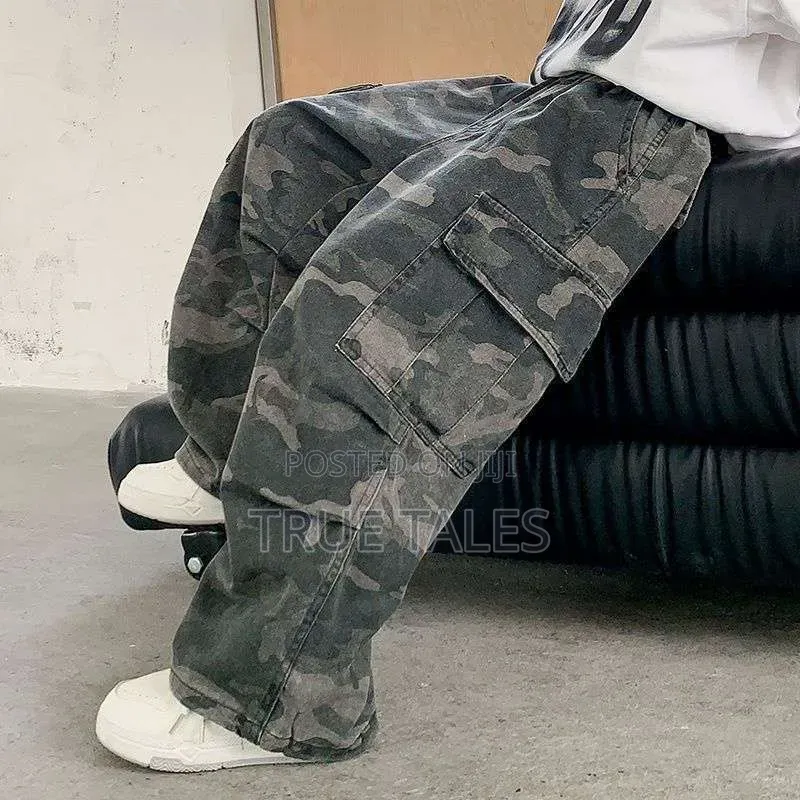 Boys Parachute Cargo Trousers Ages 4 to 14 Years
