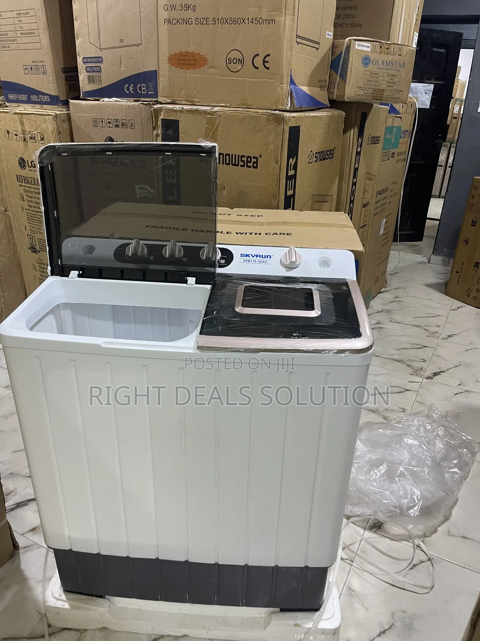 New Skyrun Spb116-024s Twin Tub Washer With Quality Performance