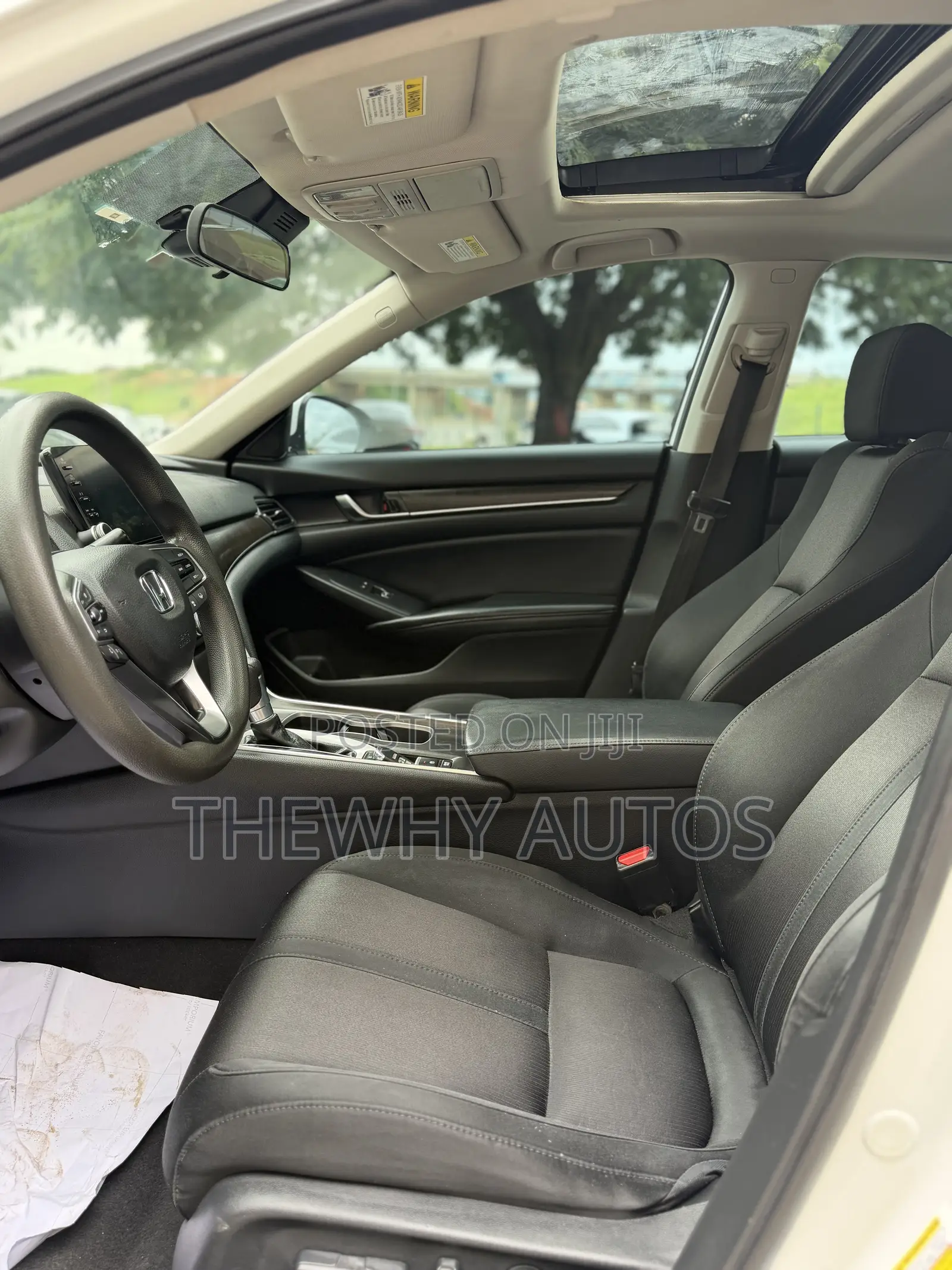 Honda Accord EX-L (2.0L 4cyl Turbo 10A) 2019 White