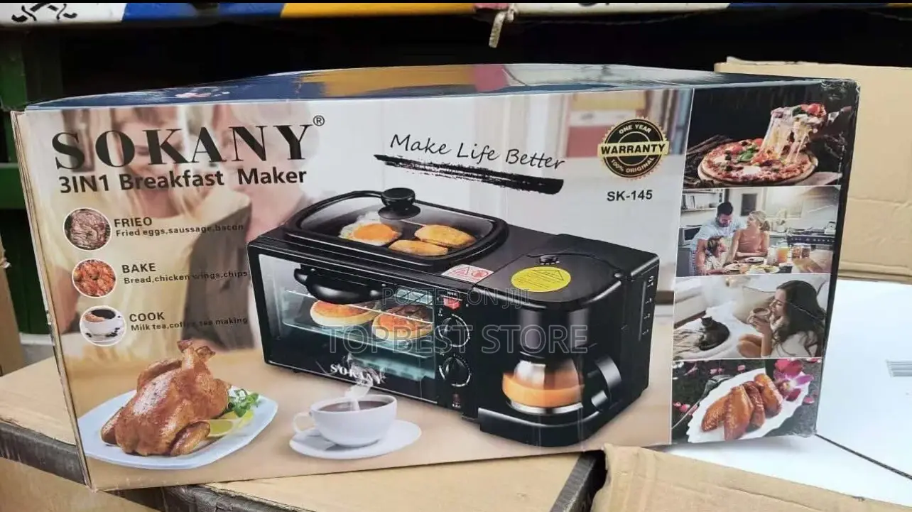 3 in 1 Breakfast Maker Sokany