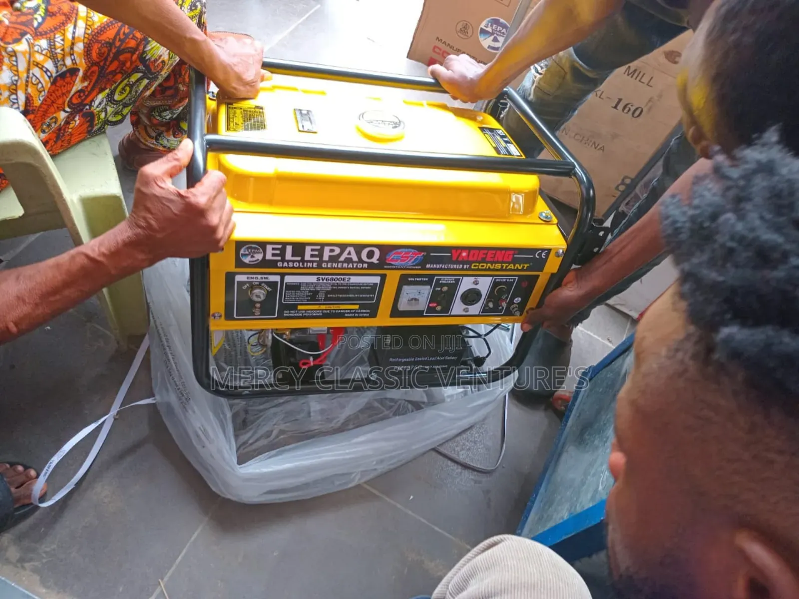 Elepaq Sv6800 Silent Petrol Generator – 5.5kva Electric Start